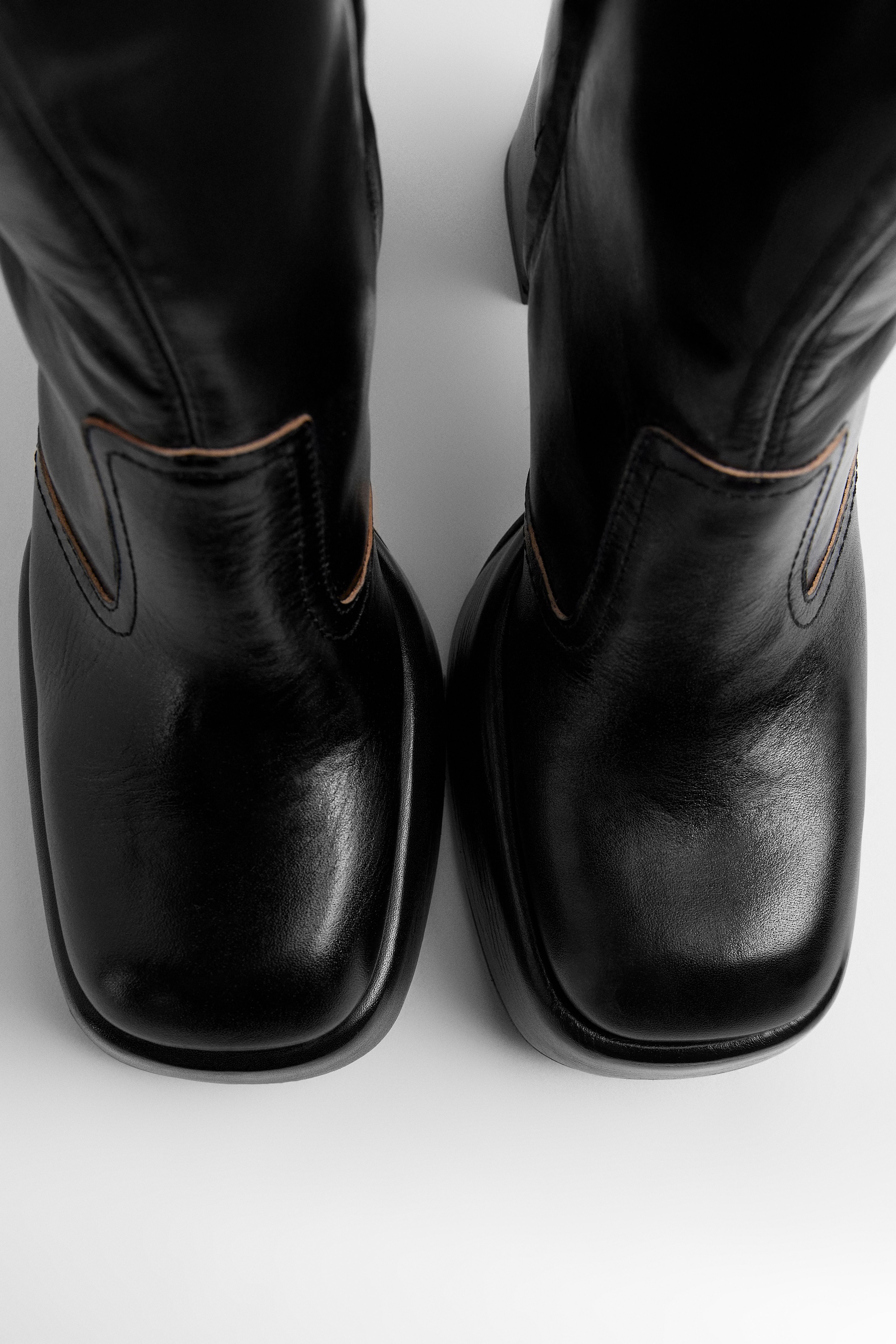 Anima Black Tall Boots | Miista | Designed & Handmade in Europe