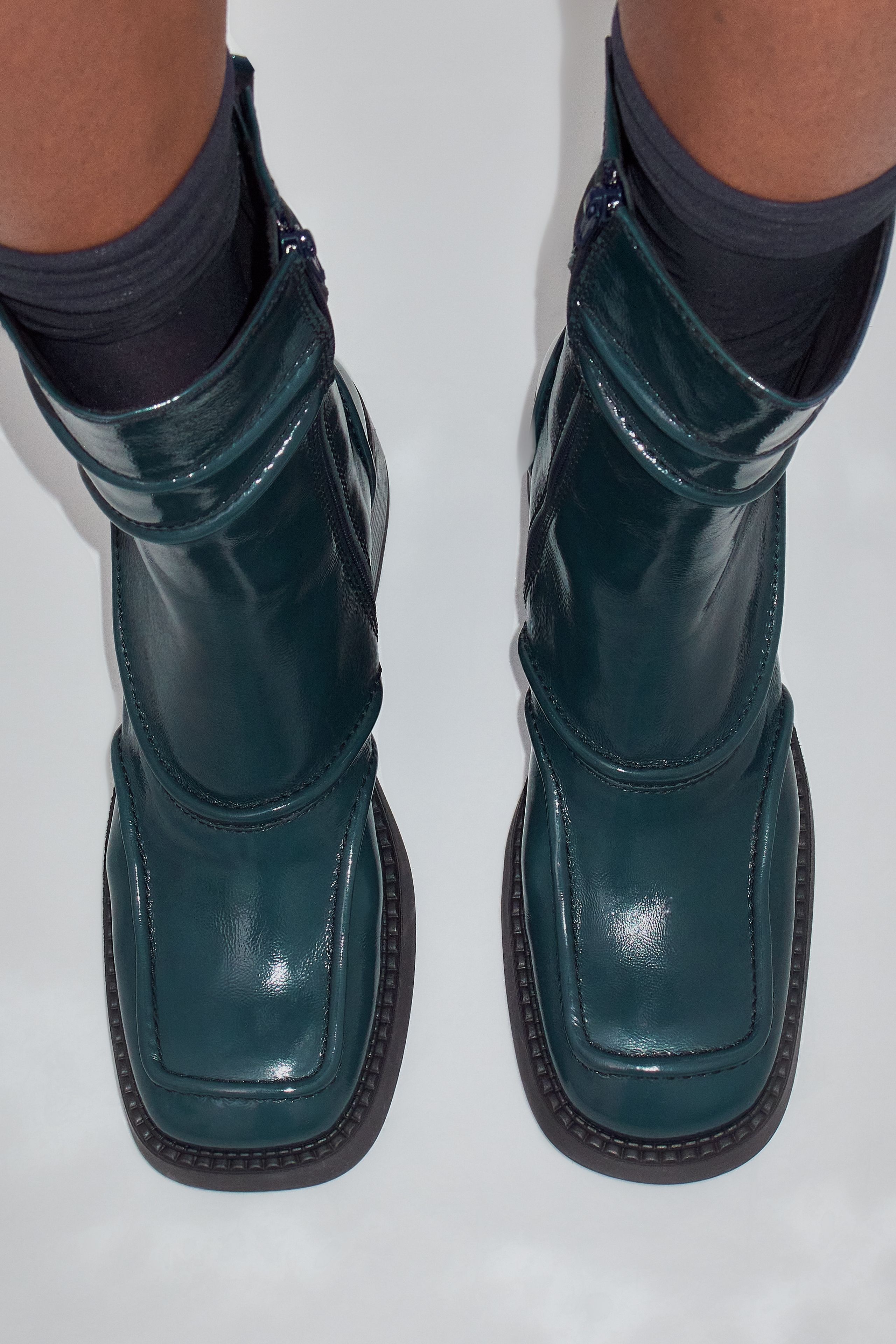 【関税込み】Miista ネイビー Malene ブーツ Malene Navy Ankle Boots | Miista