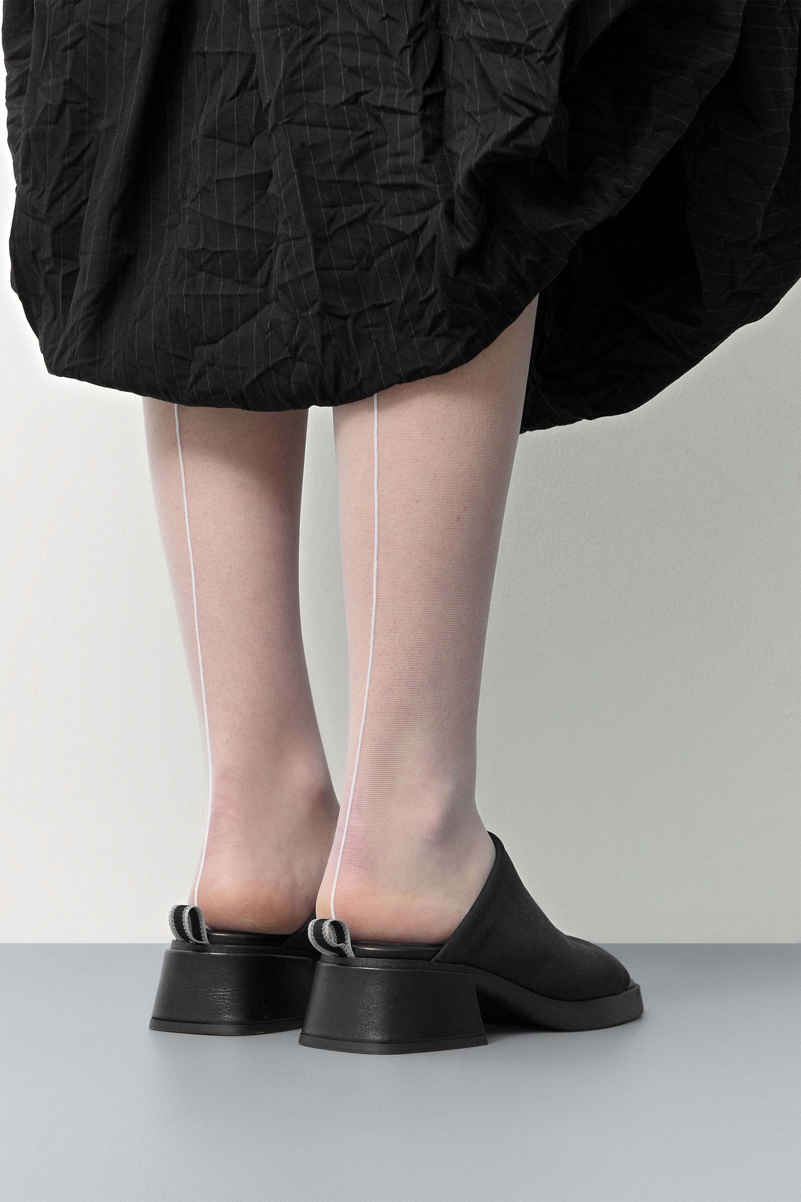 Zooey Sandals - Black Textile | Miista