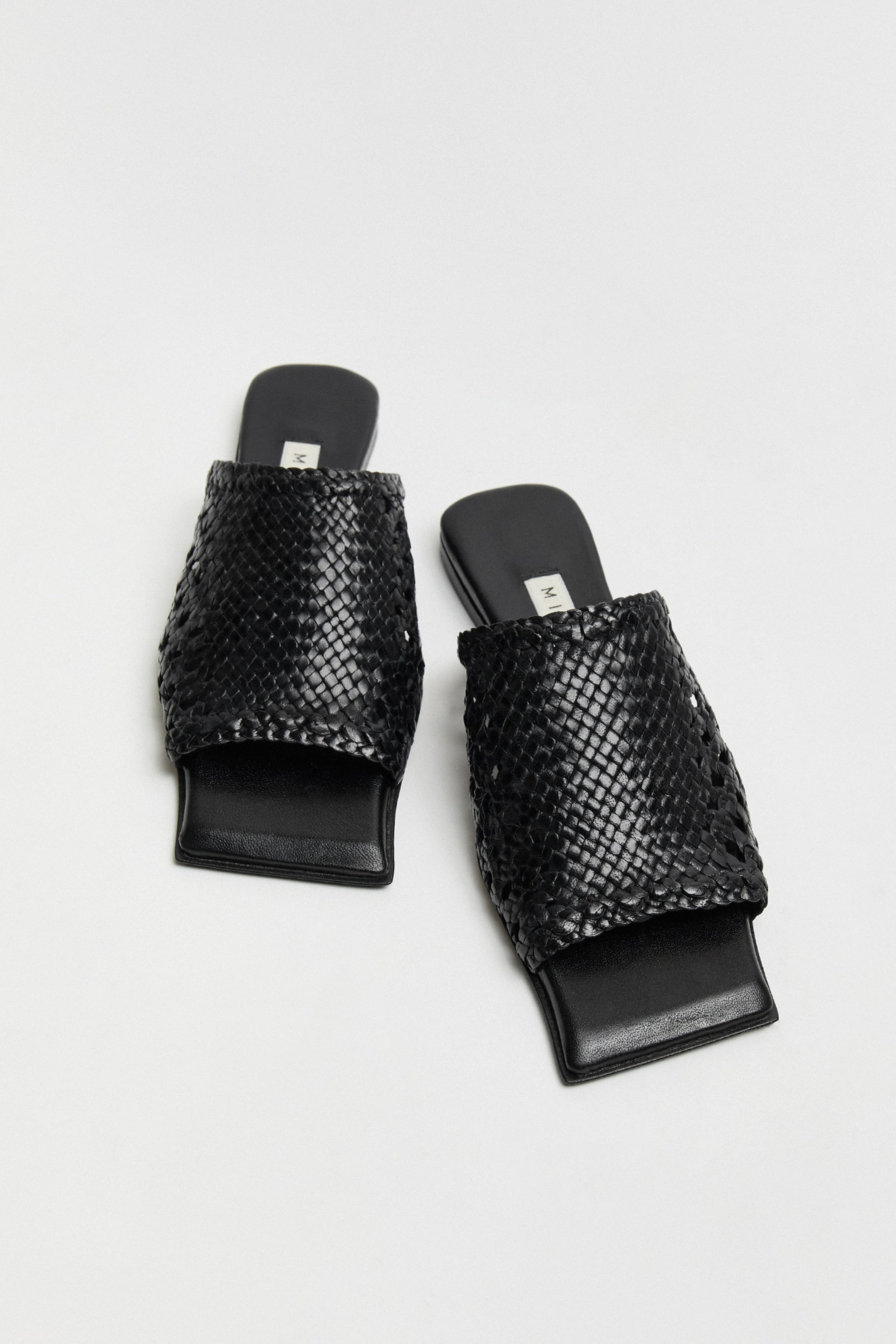 Mayra Black Sandals | Miista Europe | Made in Portugal