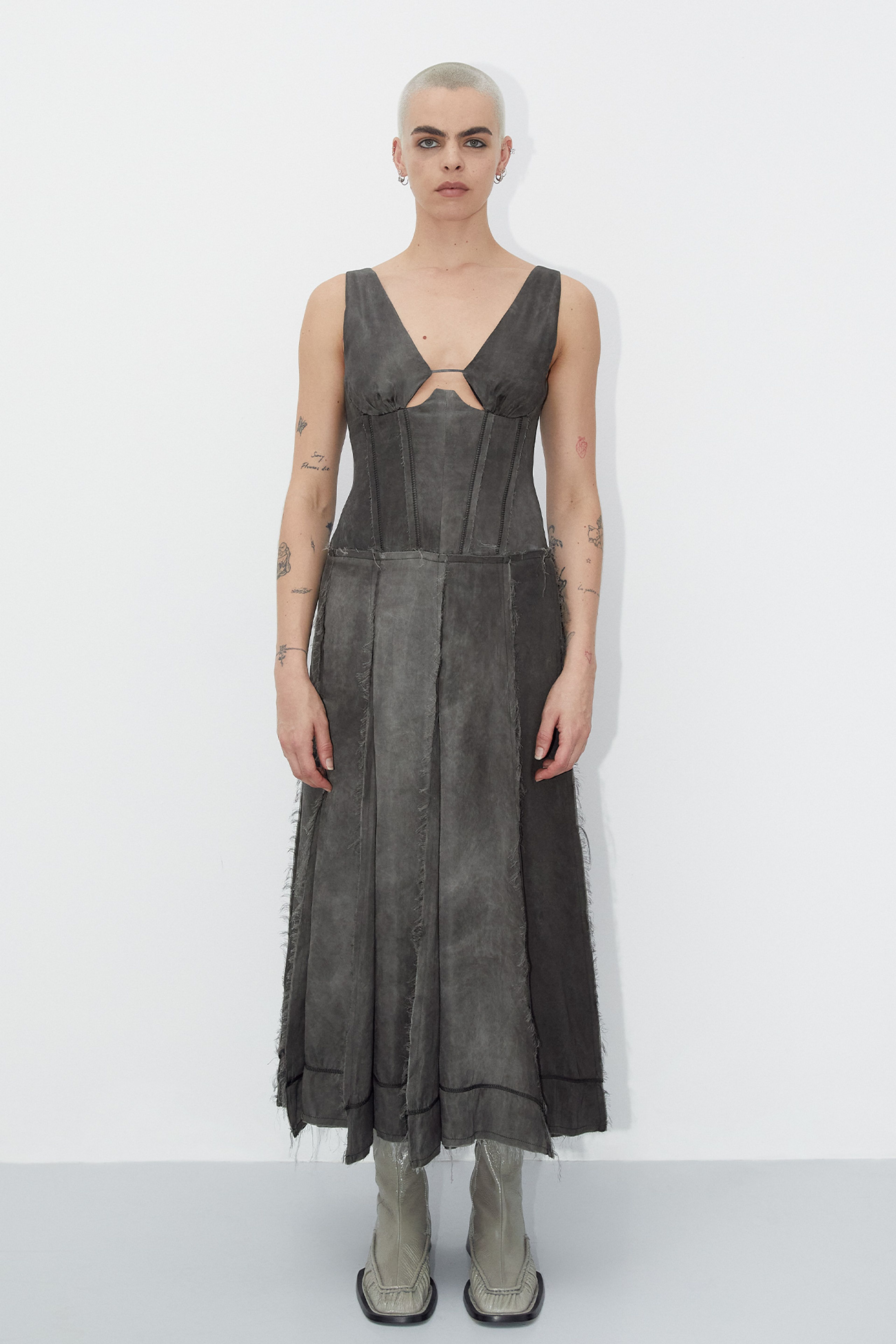 Pats Grey Boots | Miista Europe | Made in Spain