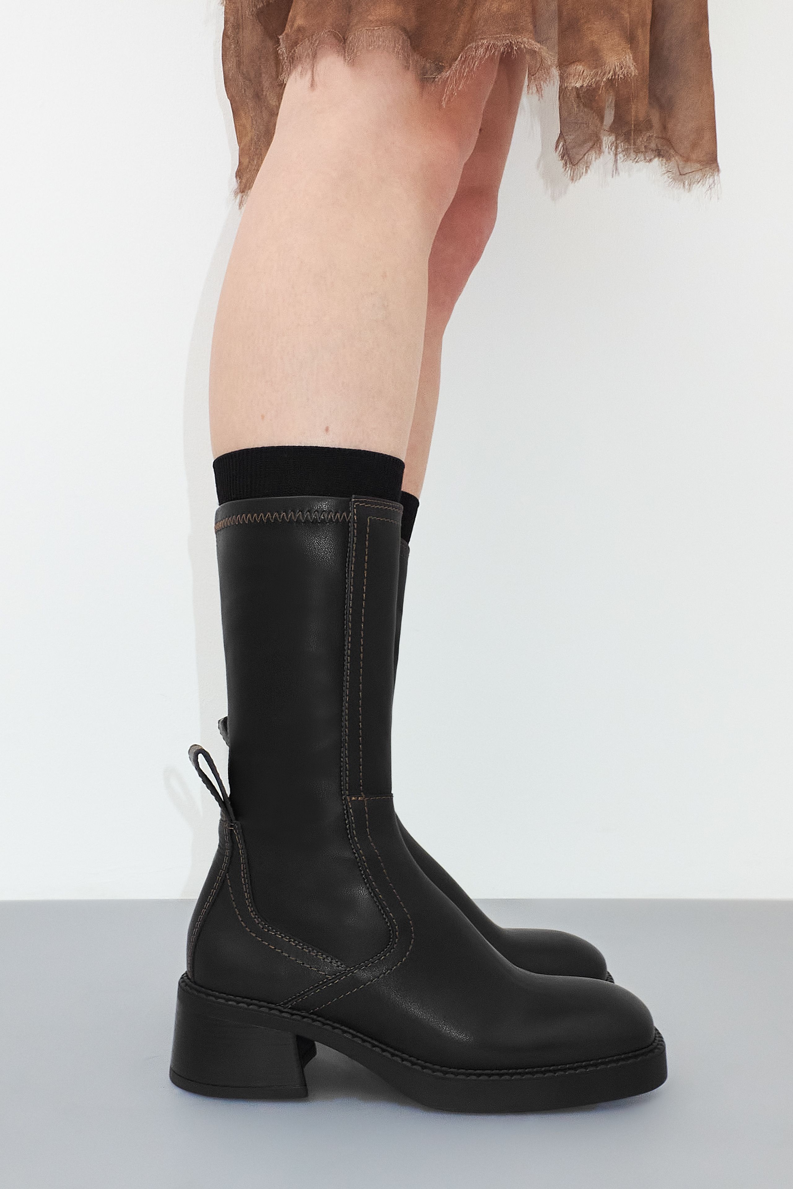 ★Miista★ ブラック Flabia ブーツ Flabia Kiwi Boots | Miista