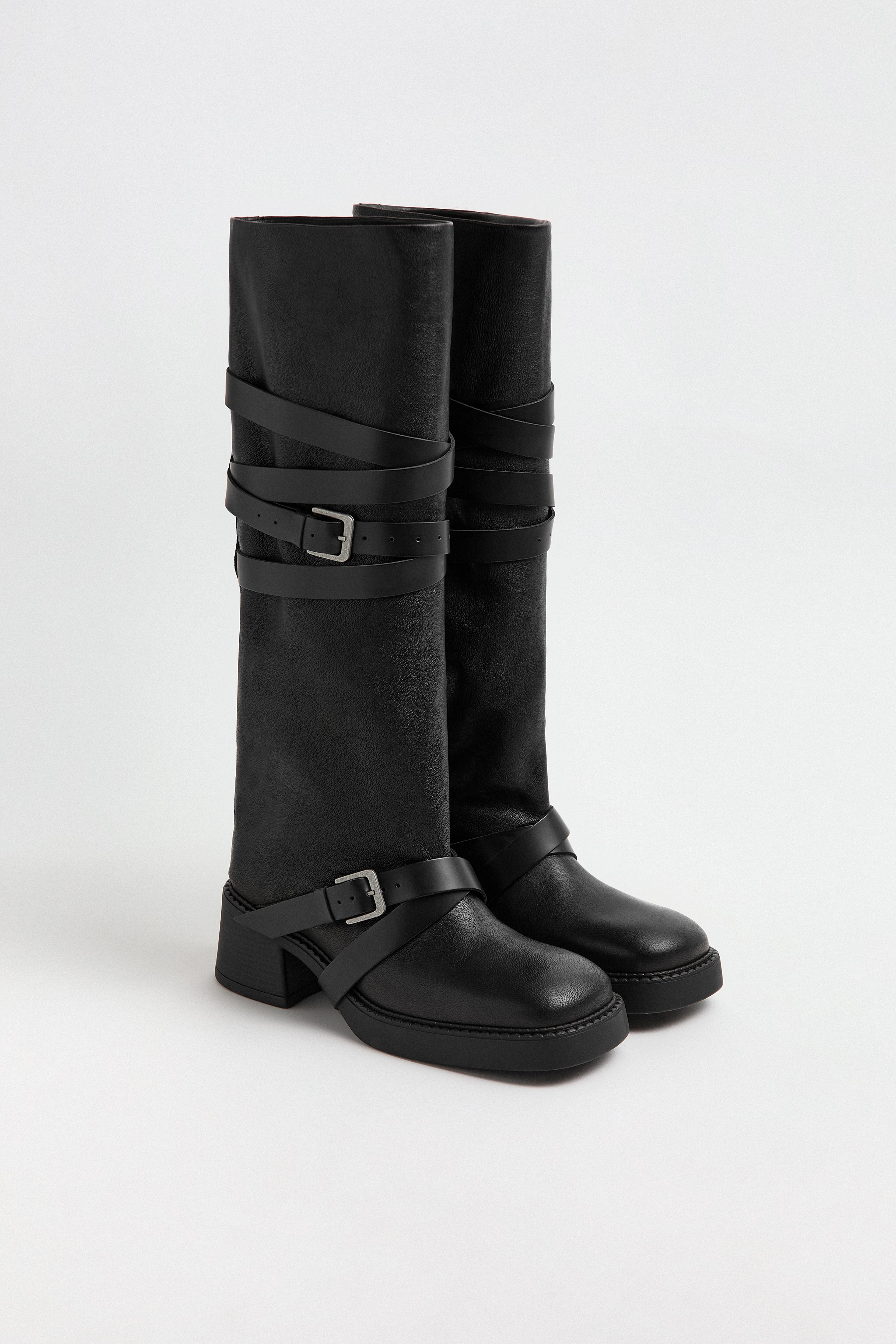 Katarzyna Boots - Black Leather | Miista | Designed & Handmade in Europe