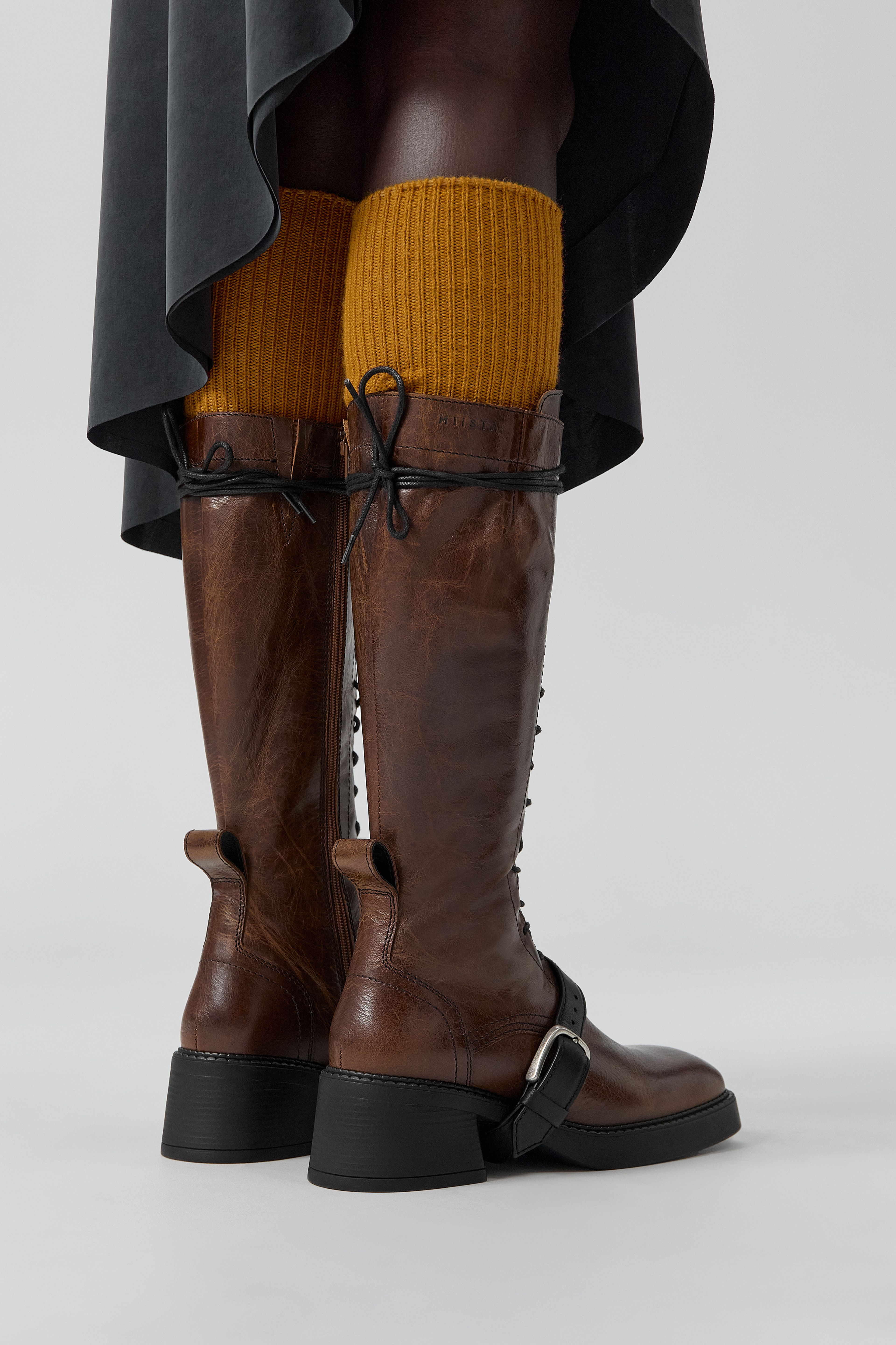 Iwona Boots  - Tan Leather | Miista | Designed & Handmade in Europe