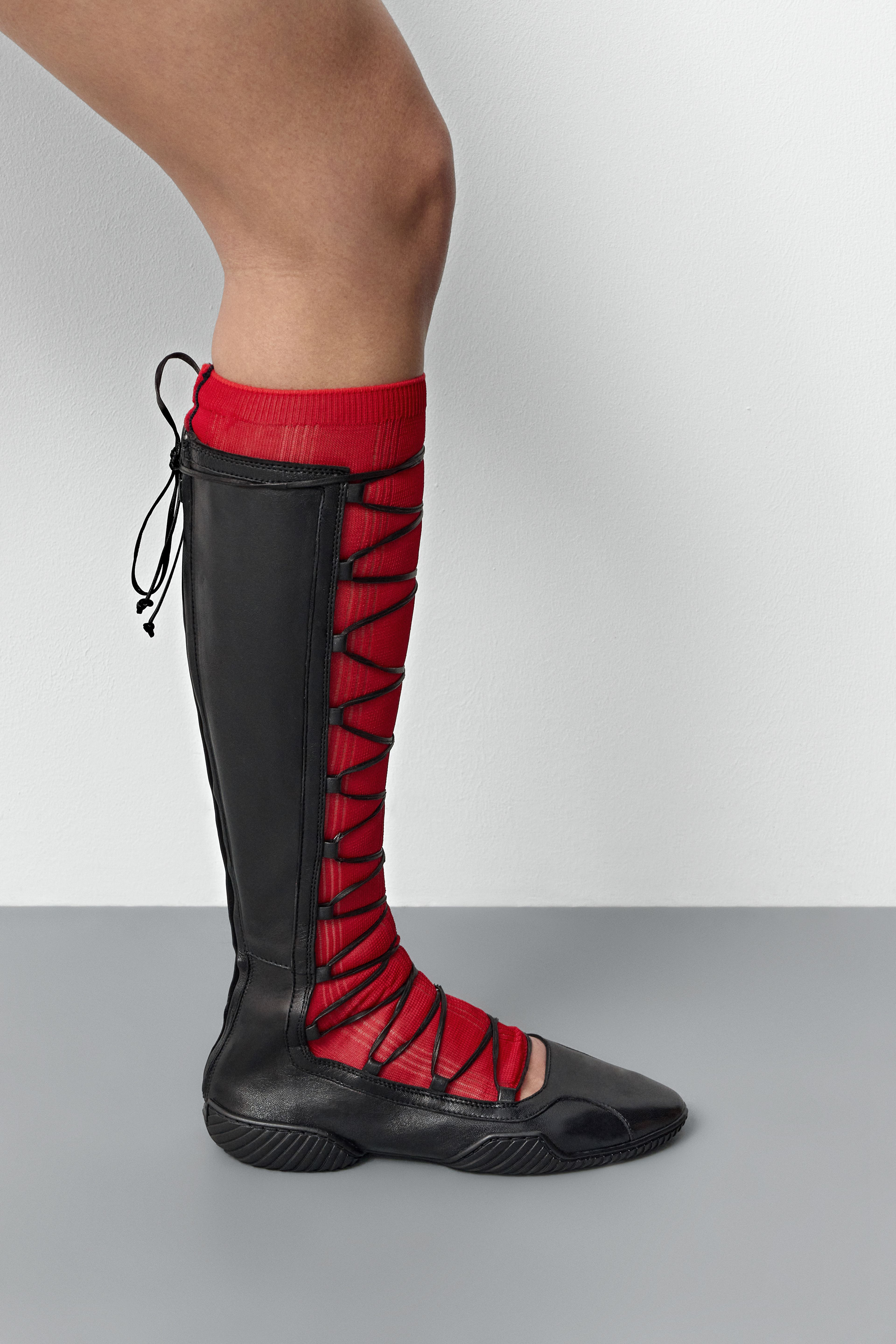 Mathilda Black Gladiator Ballerinas | Miista | Designed & Handmade in Europe