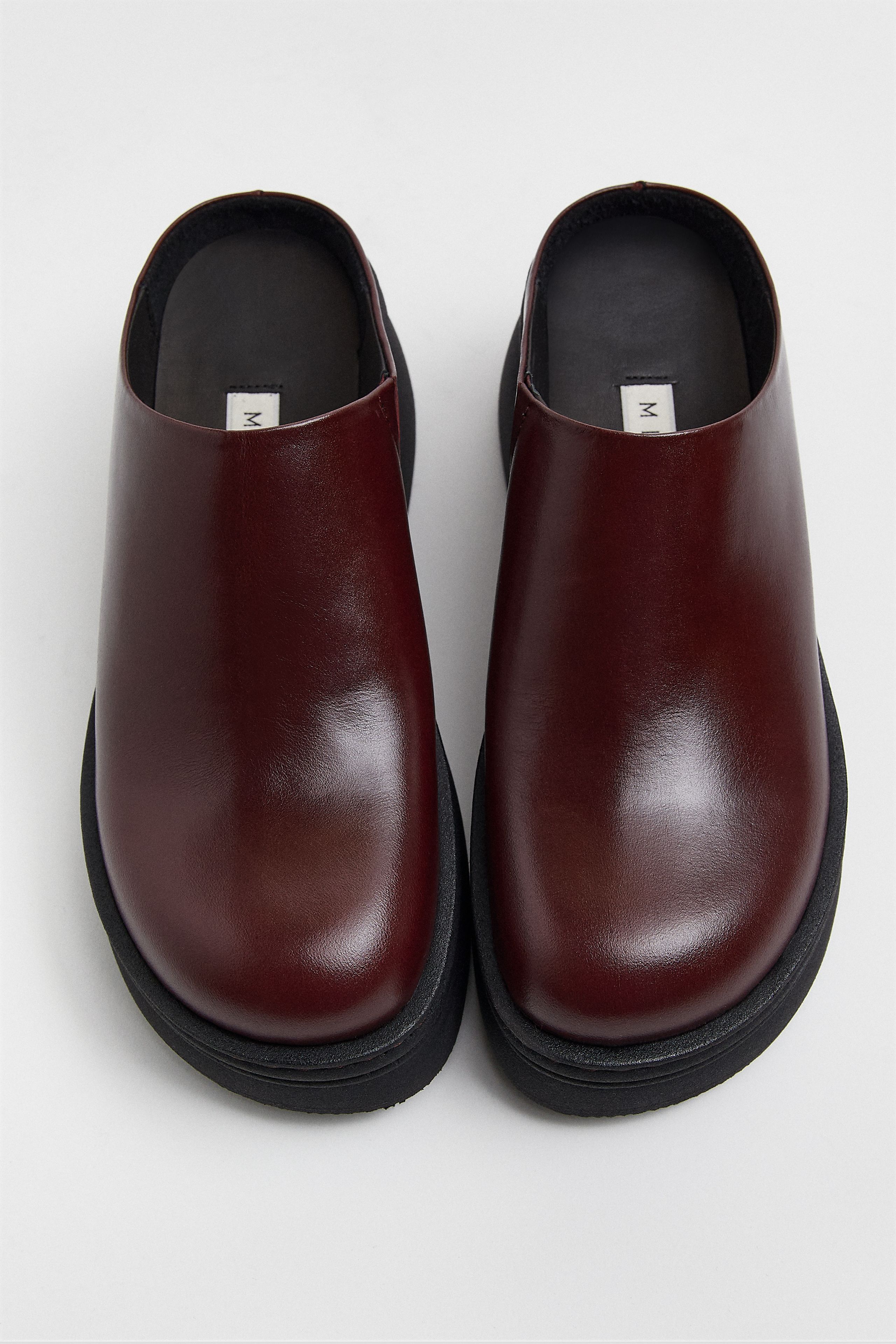 Kristi Burgundy Pull Mules | Miista | Designed & Handmade in Europe