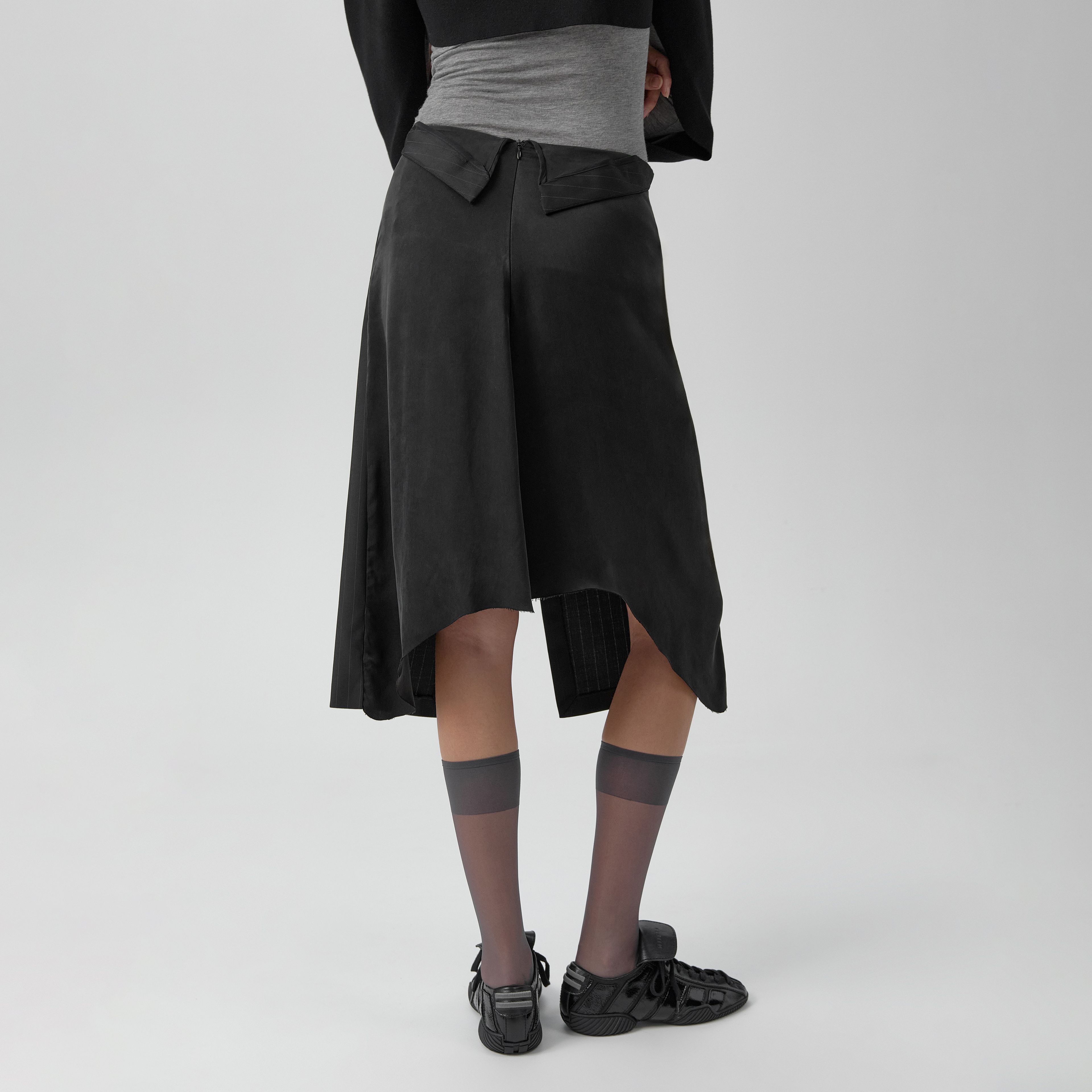 Piper Skirt - Black Lyocel Blend | Miista | Designed & Handmade in Europe