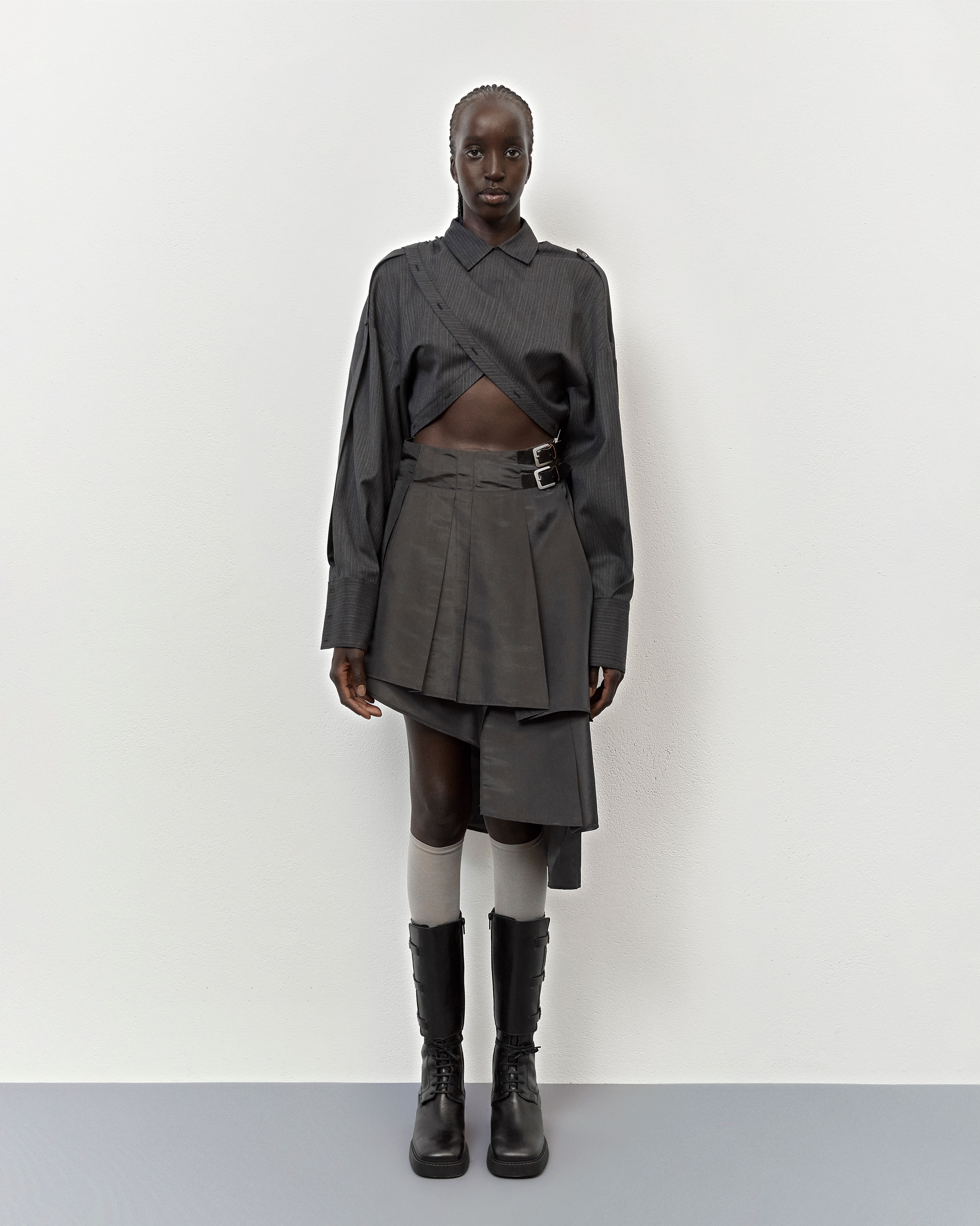 Sigrid Black Tall Boots | Miista | Designed & Handmade in Europe