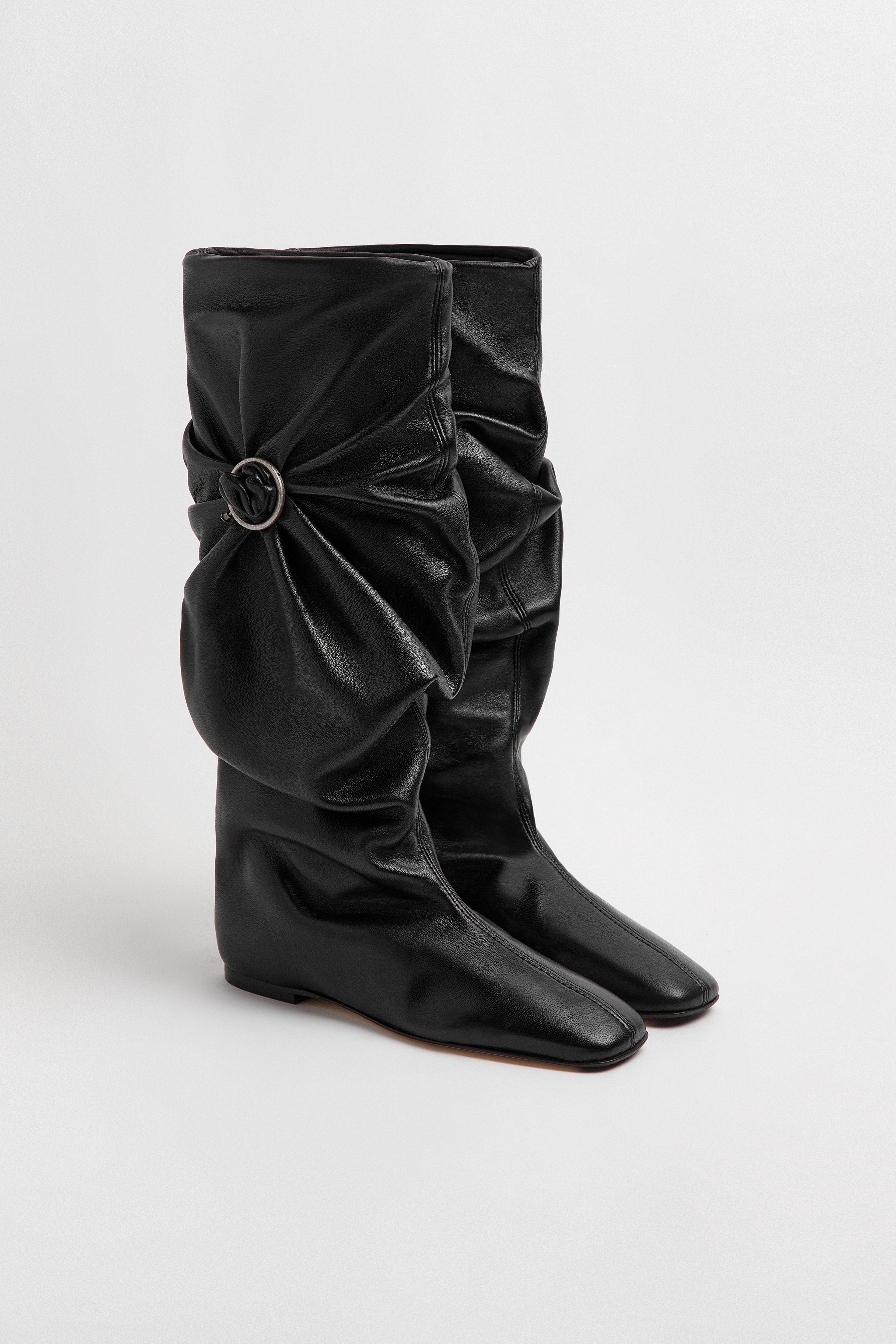 Evi Boots - Black Leather | Miista | Designed & Handmade in Europe