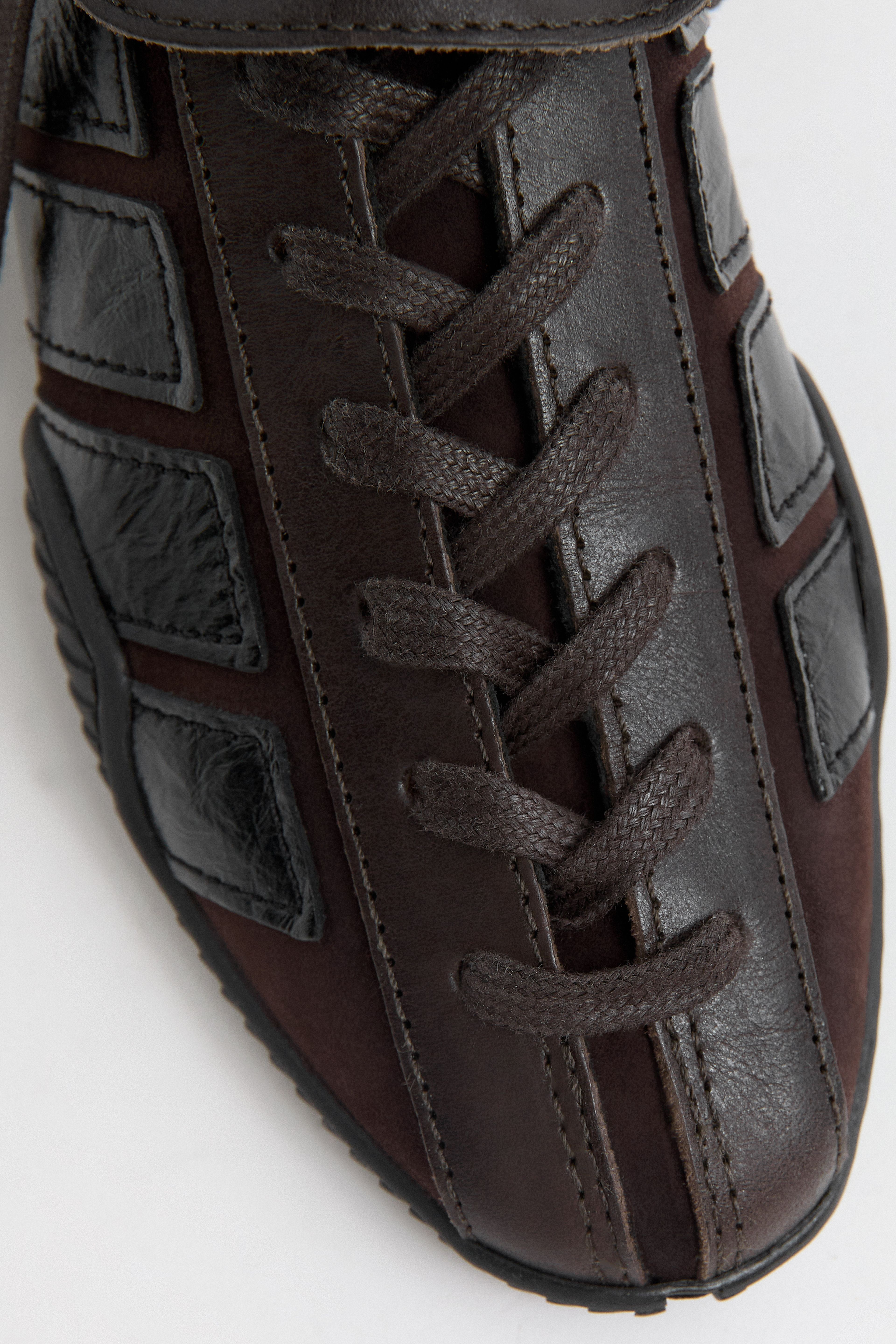 Nikoletta Sneakers - Dark Brown Suede Leather | Miista | Designed & Handmade in Europe