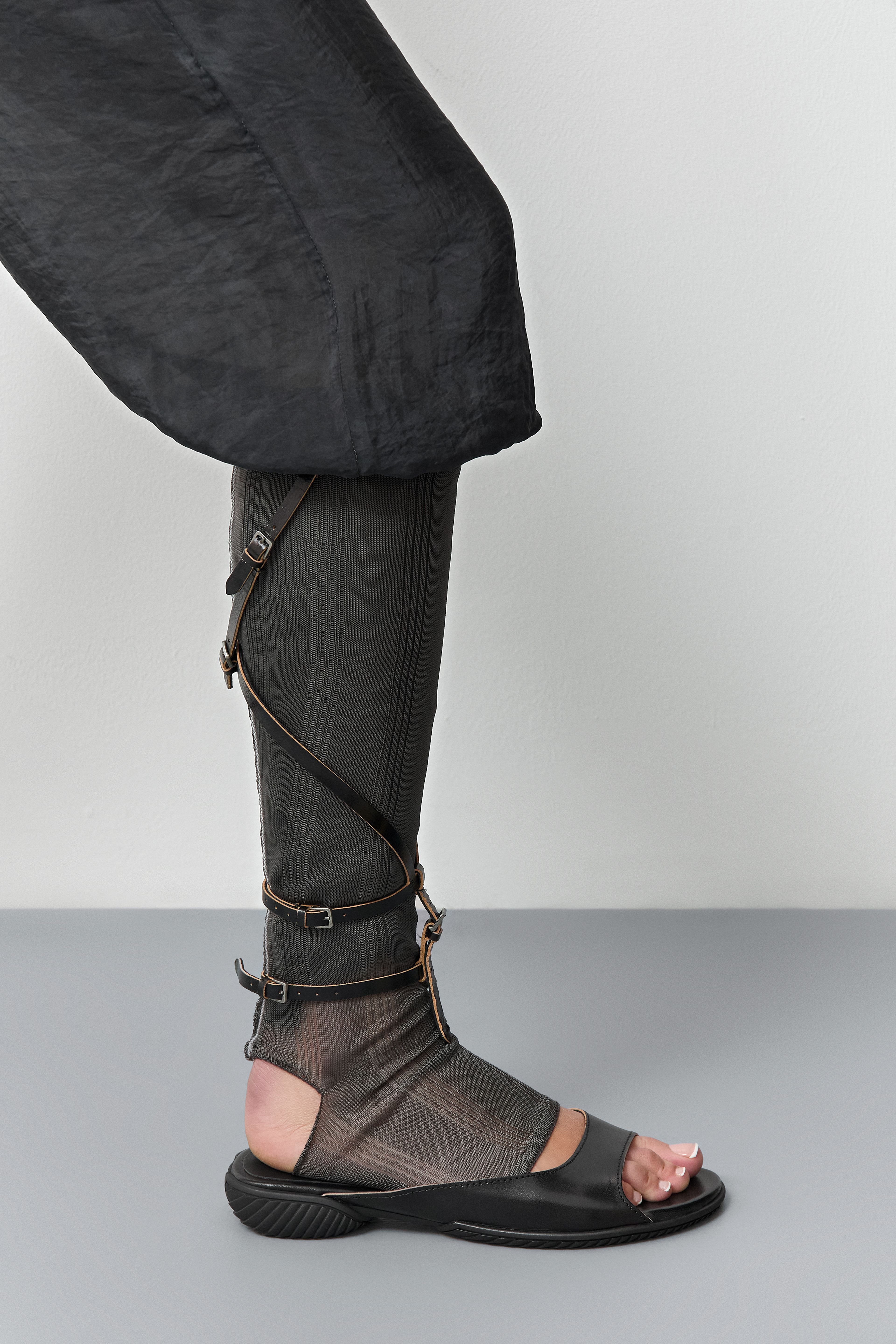 Yachay Black Slide Sandals | Miista | Designed & Handmade in Europe