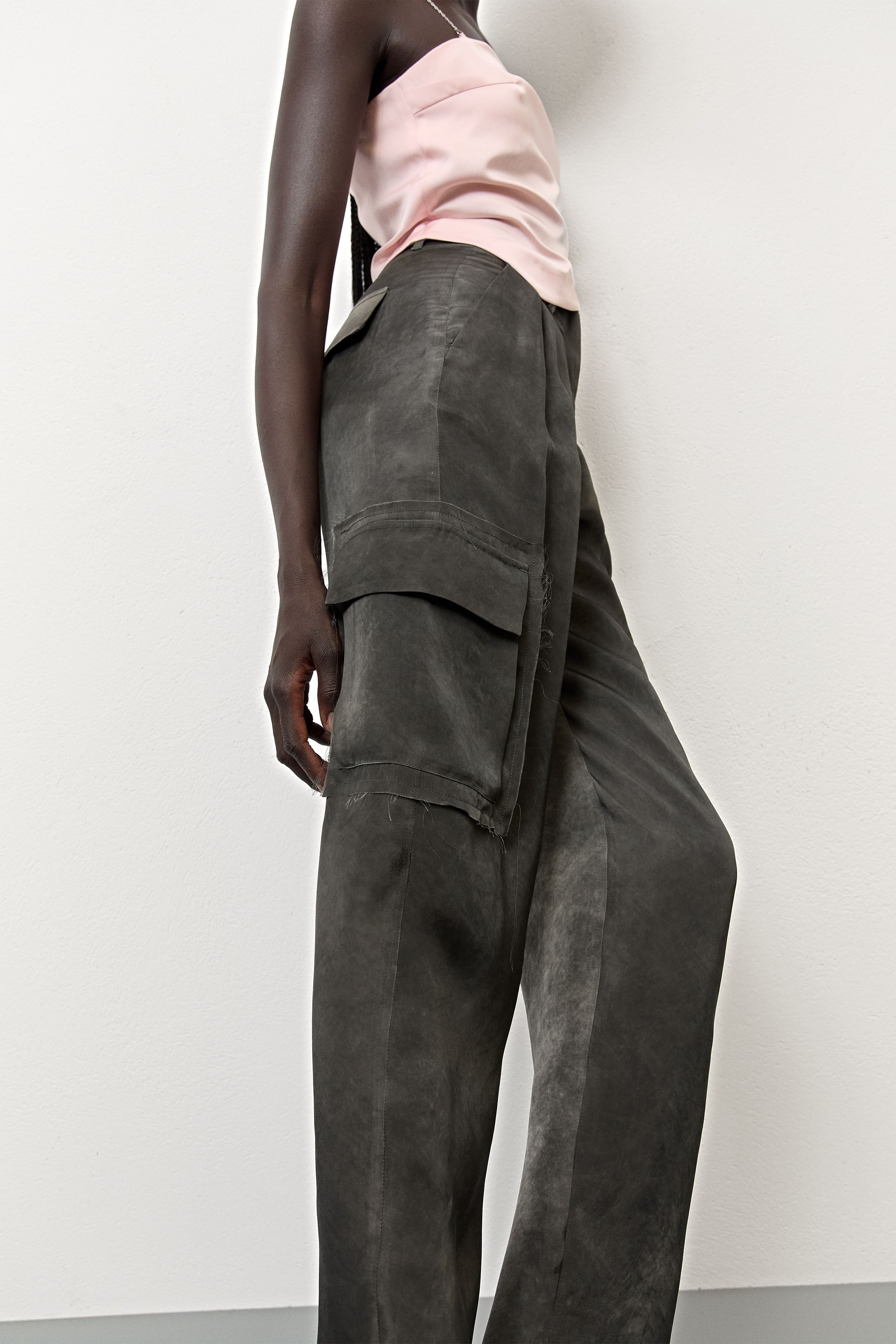 【mii】mainstory AW24 10Y CargoPants MIICHOUS Camo Wide-Leg Cargo Pants