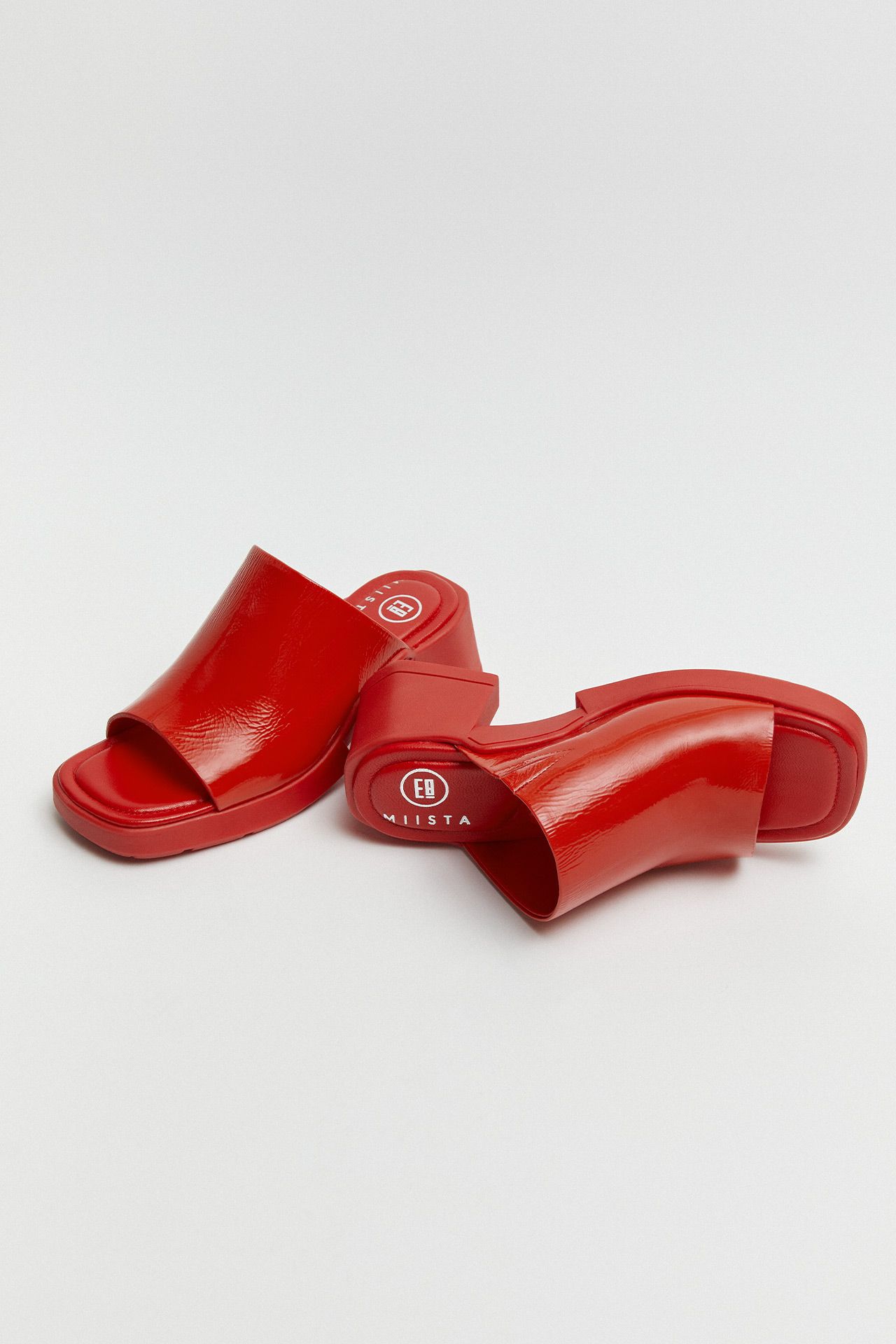 Clarin Rojo Mule Sandals | Miista Europe | Made in Portugal