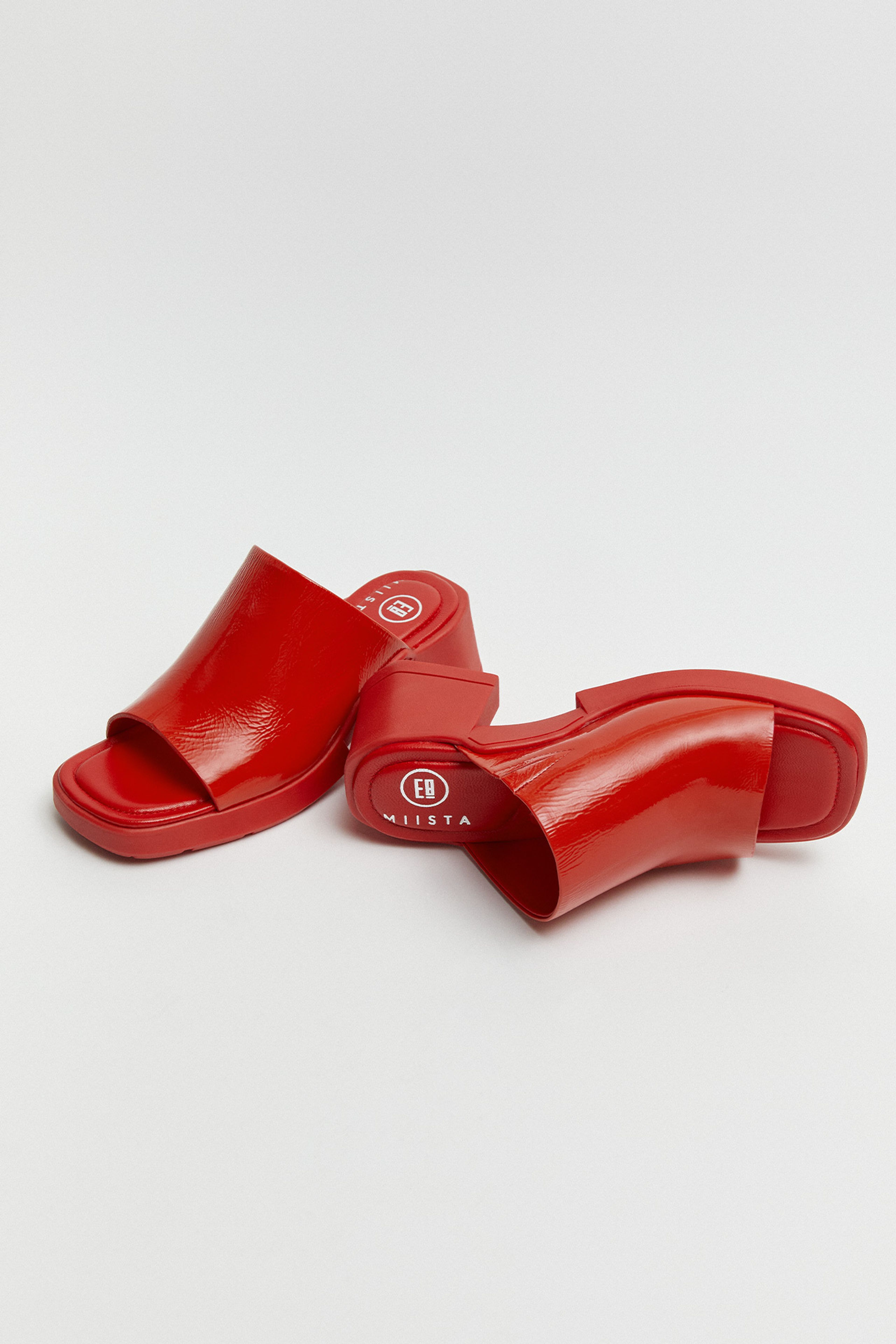 Clarin Rojo Mule Sandals | Miista Europe | Made in Portugal