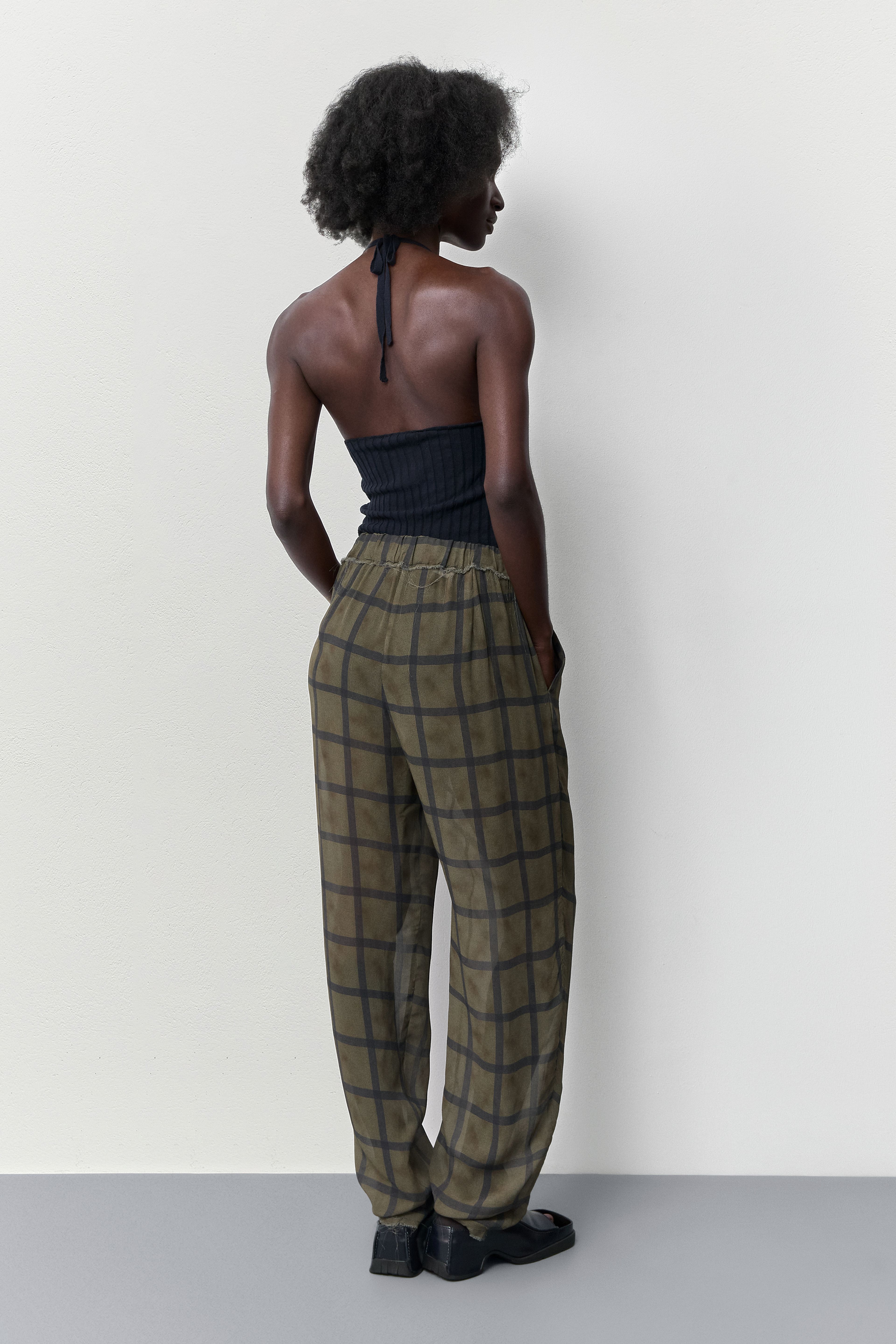 Romina Navy Halter Knit Top | Miista | Designed & Handmade in Europe