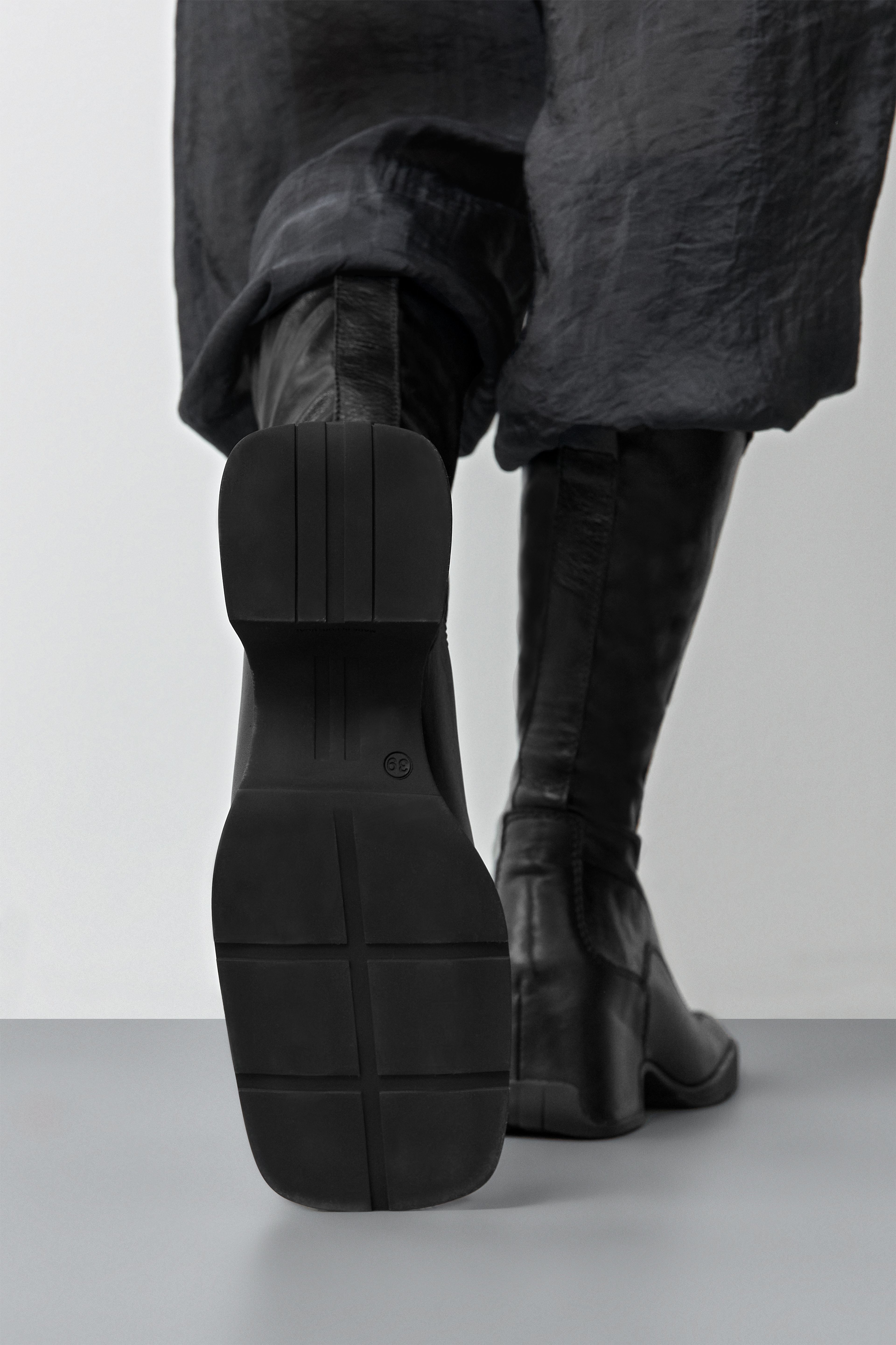 Vito Black Strech Zipper Boots | Miista | Designed & Handmade in Europe