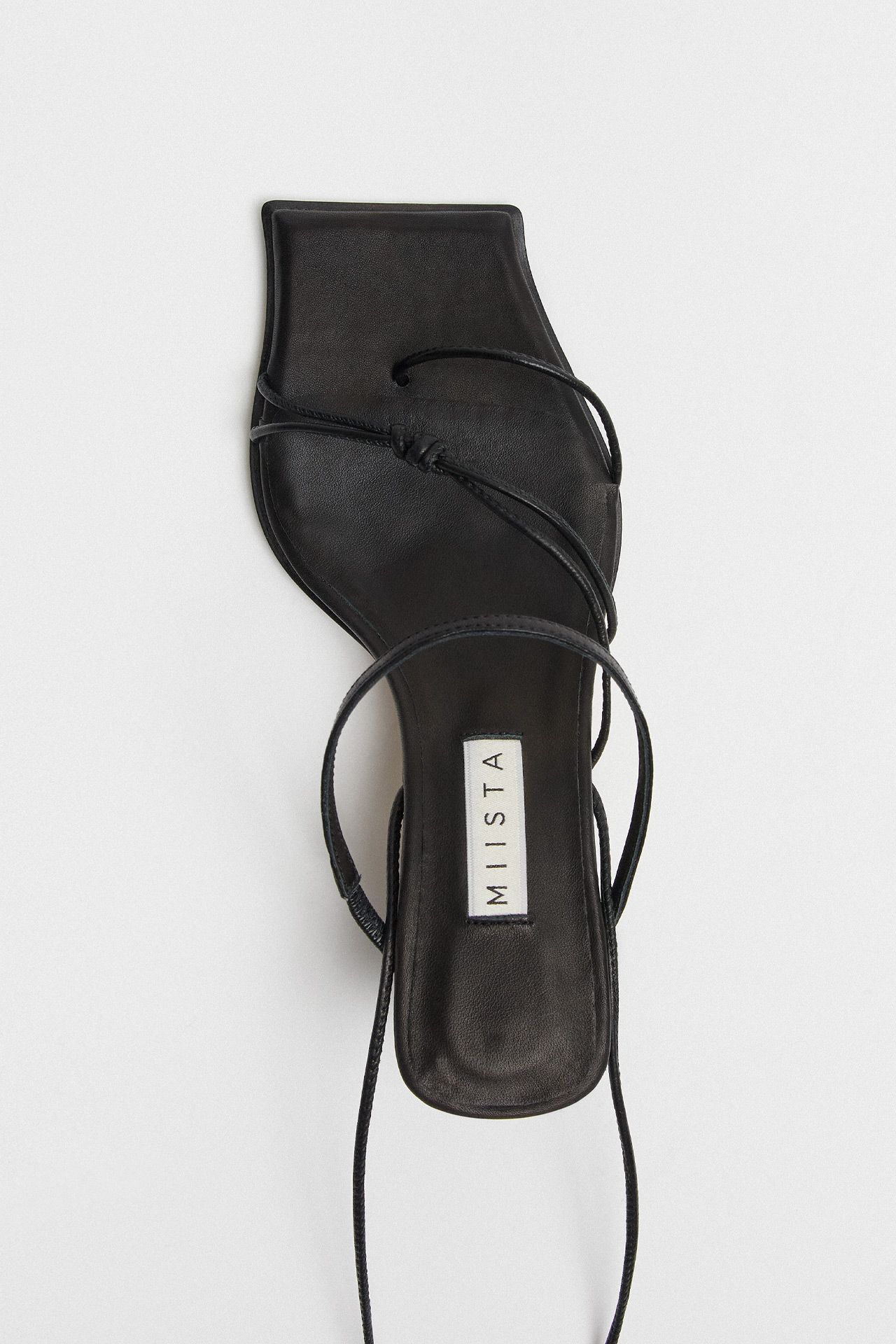 Mica Black Sandals | Miista