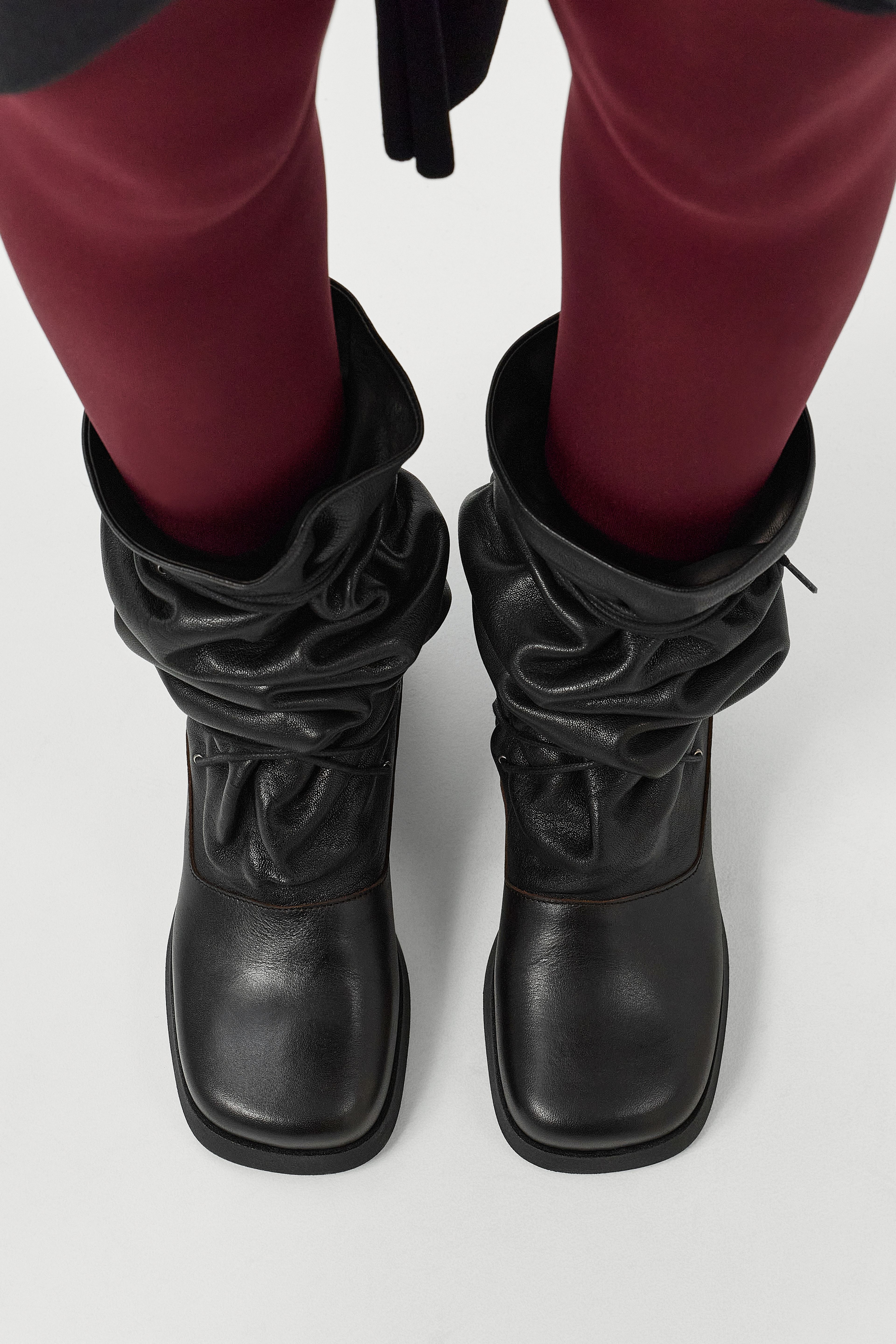 Alida Boots - Black Leather| Miista | Designed & Handmade in Europe