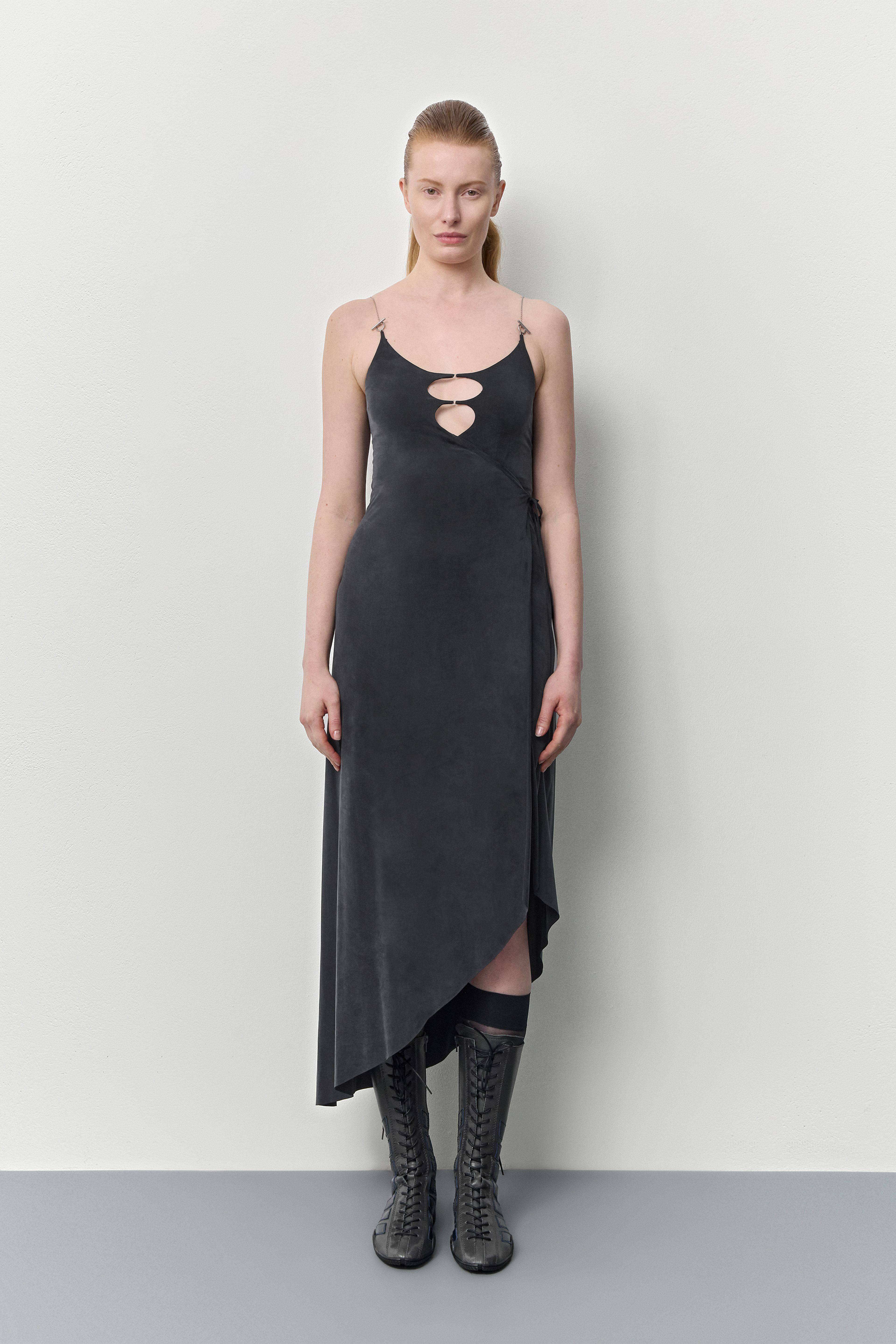 Imogen Grey Navy Lace Sneaker Boots | Miista | Designed & Handmade in Europe