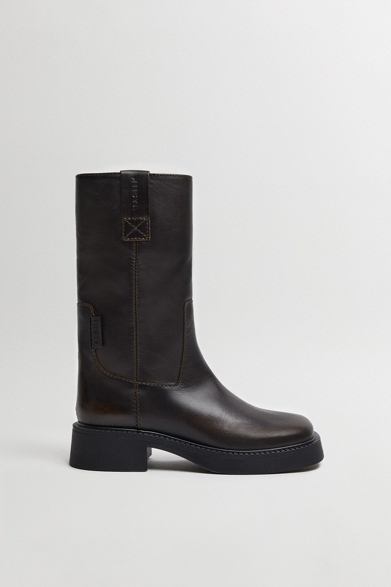 【MIISTA】Billa レザー アンクルブーツ ANKLE BOOTS | Miista