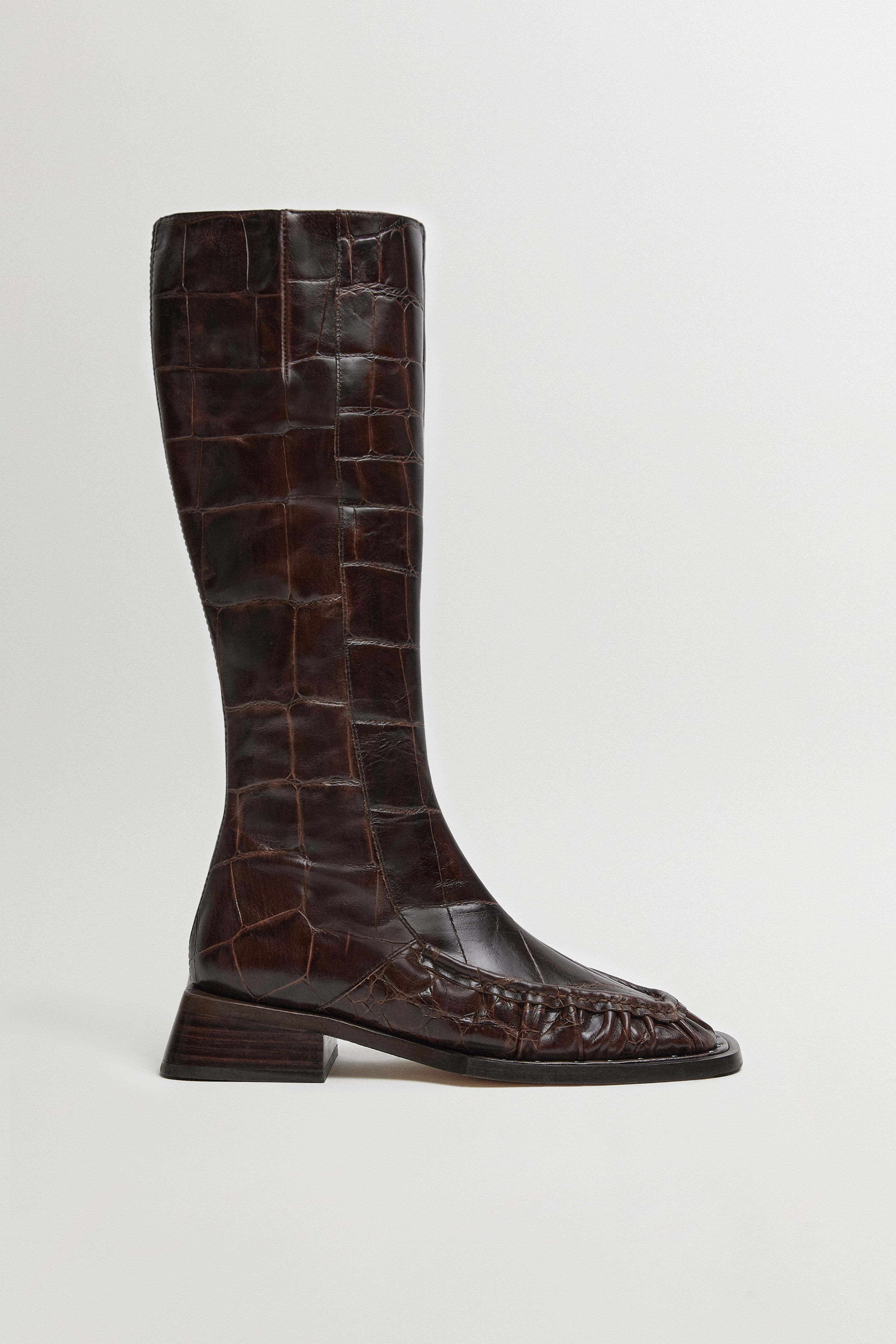 Pats Brown Coco Tall Boots | Designed & Handmade in Europe