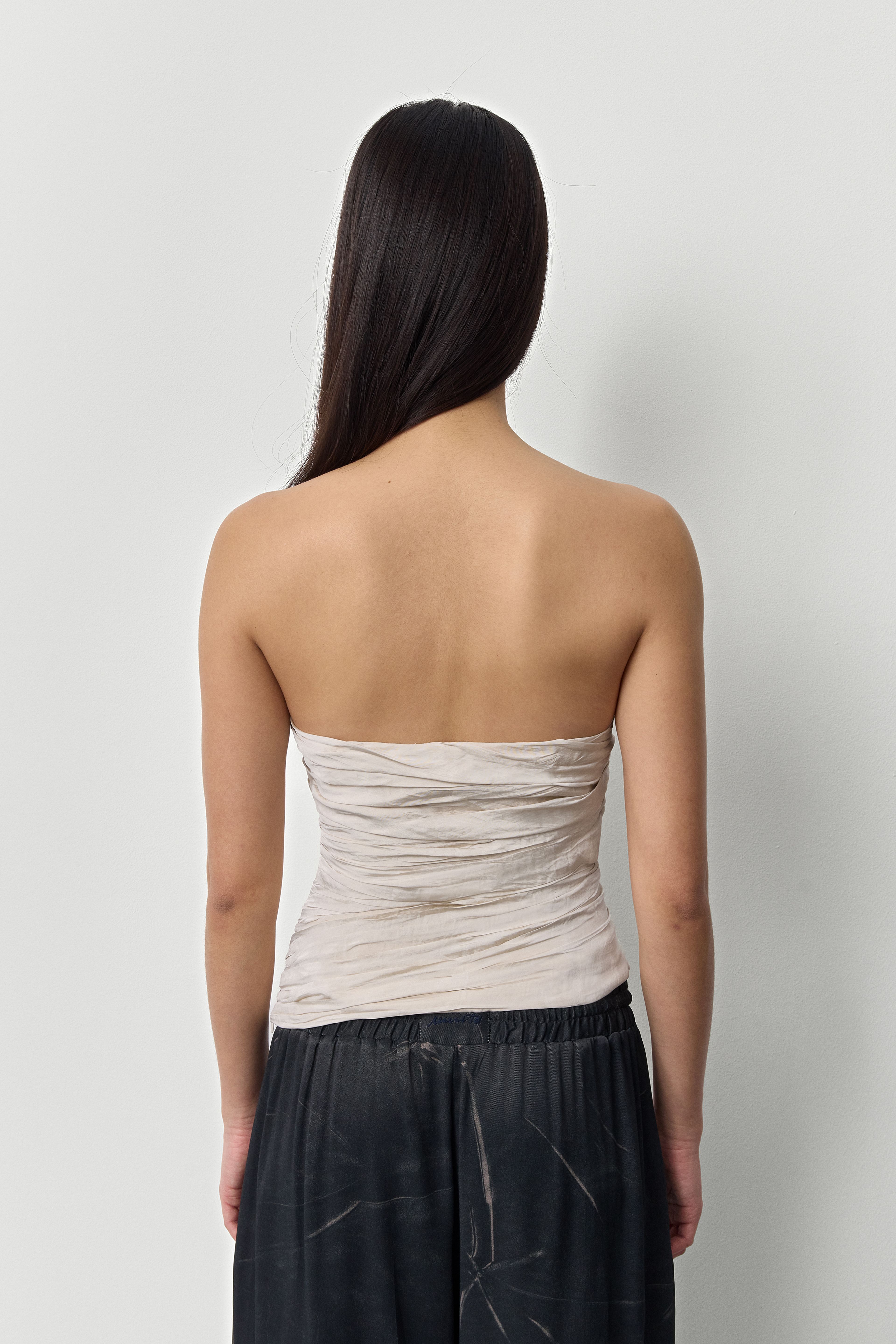 Soveryne Ecru Wrapped Knot Top | Miista | Designed & Handmade in Europe