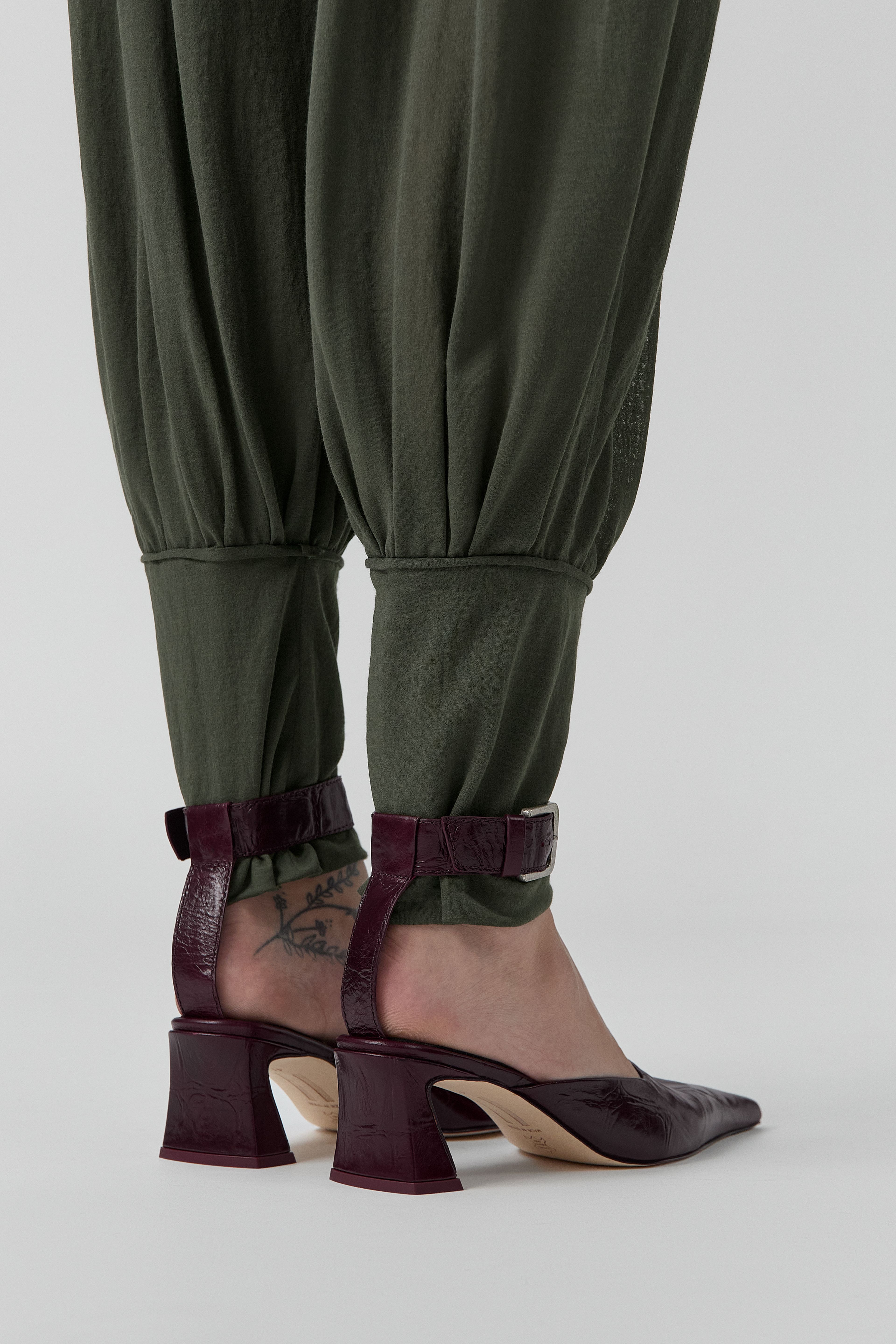 Qori Courts - Plum Croc Embossed Leather | Miista | Designed & Handmade in Europe