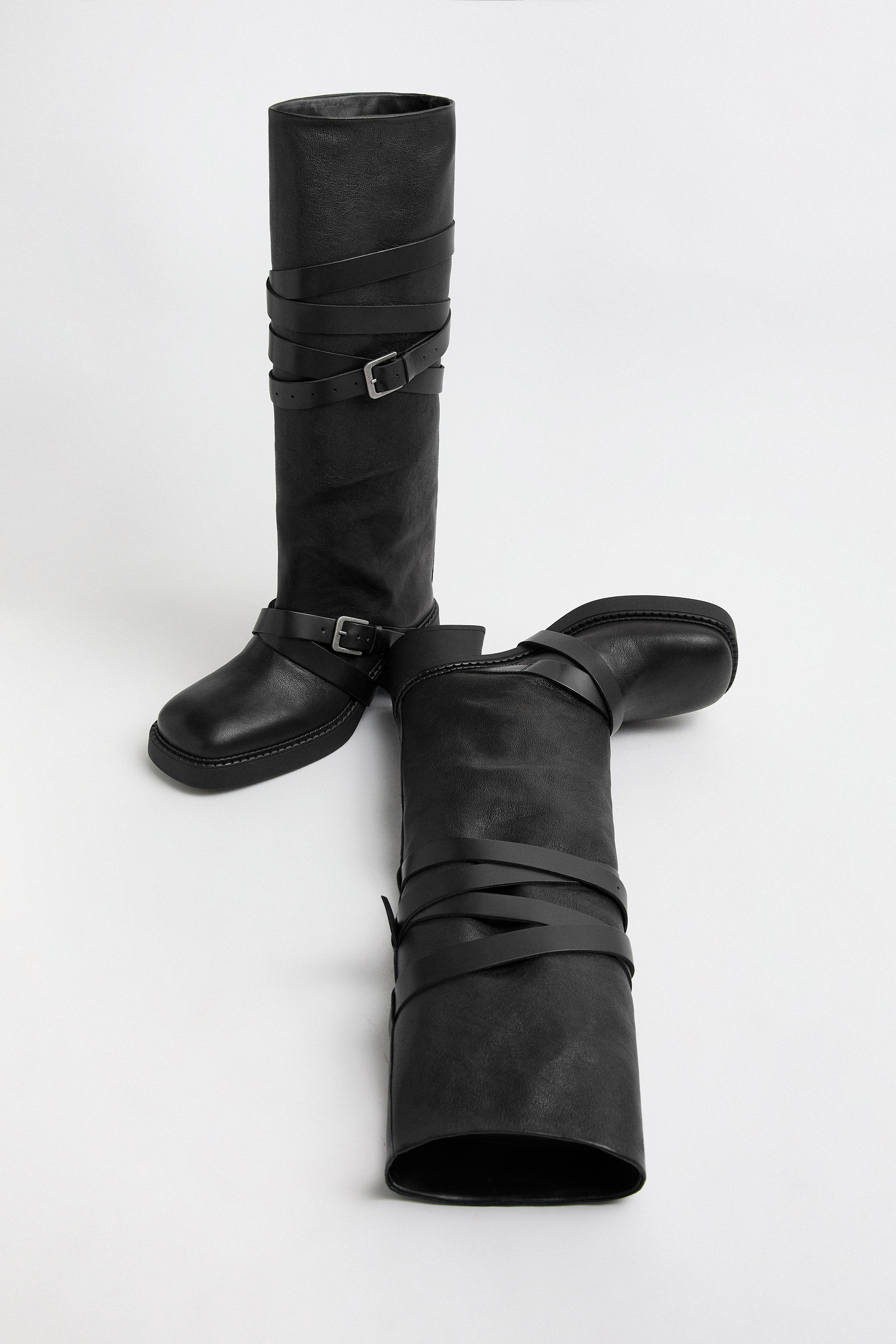 Katarzyna Boots - Black Leather | Miista | Designed & Handmade in Europe