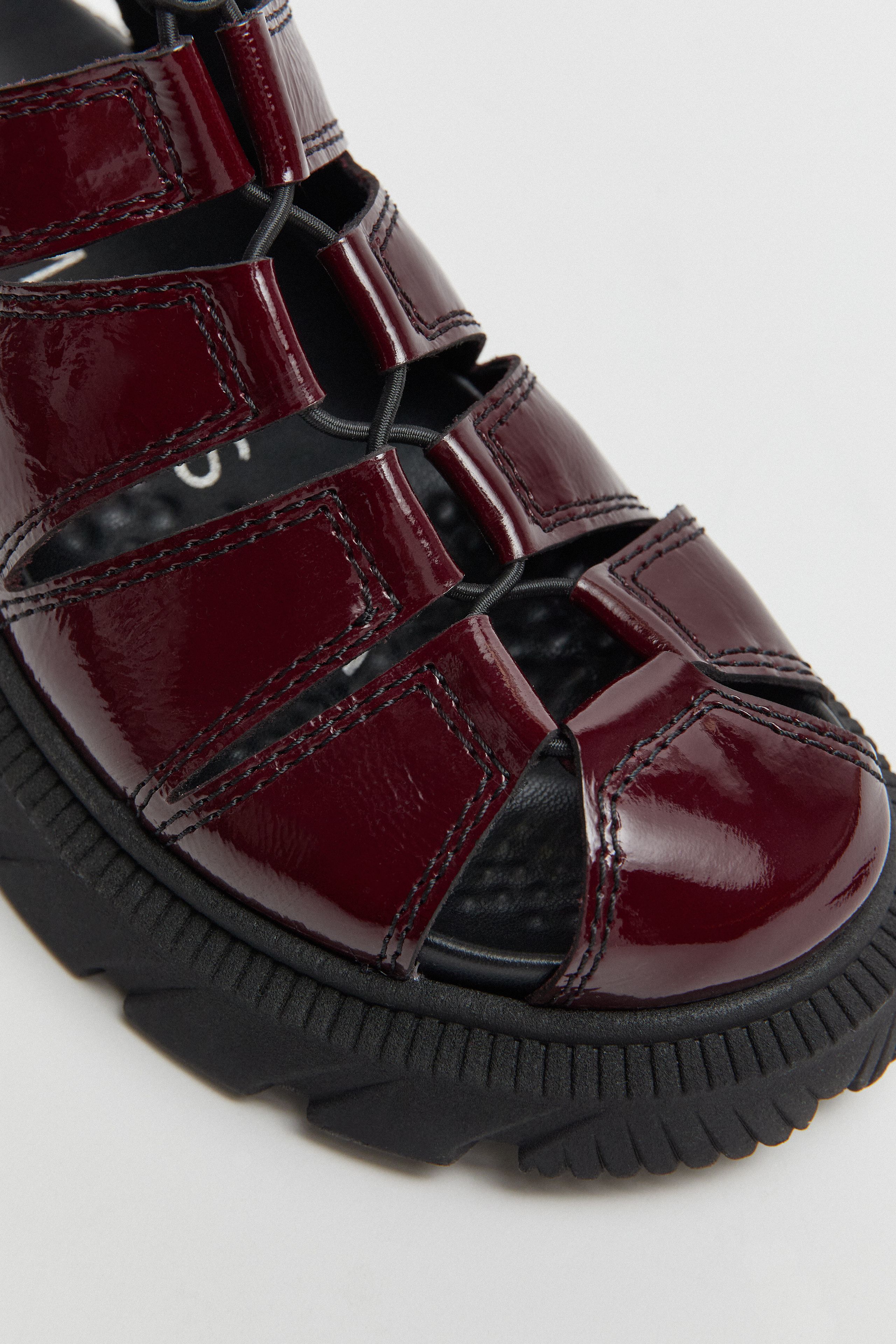 Eunice Burgundy Sandals | Designed & Handmade in Europe