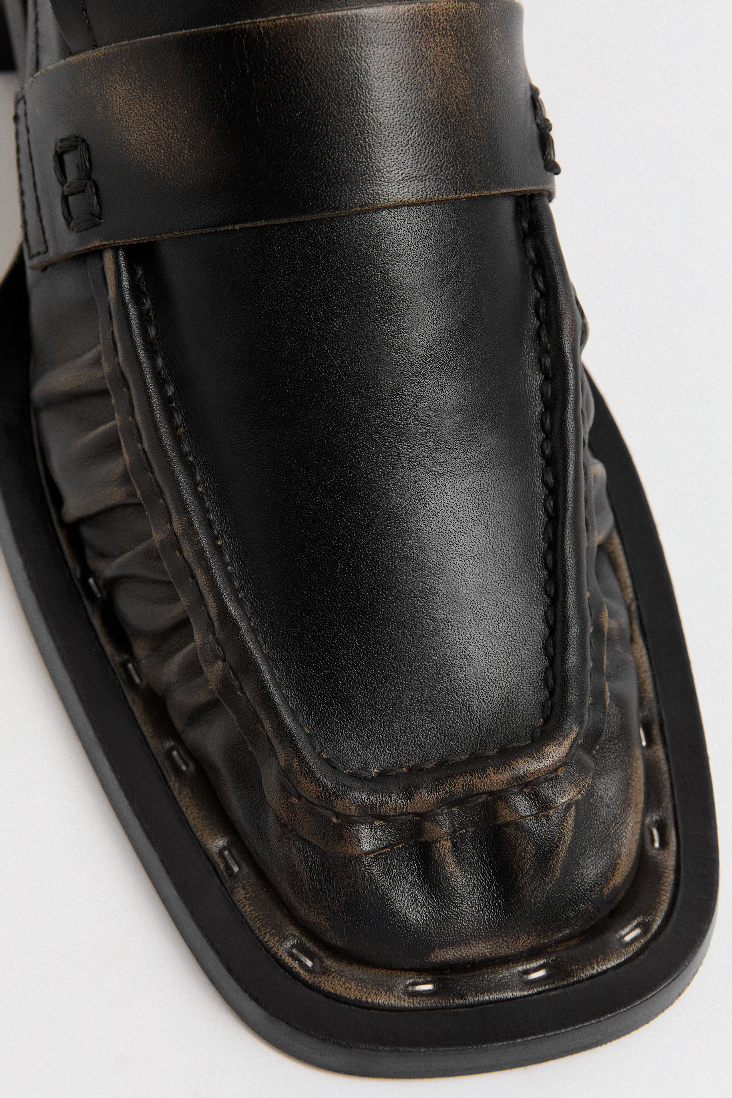 Airi Loafers - Brown Brush Off Leather | Miista