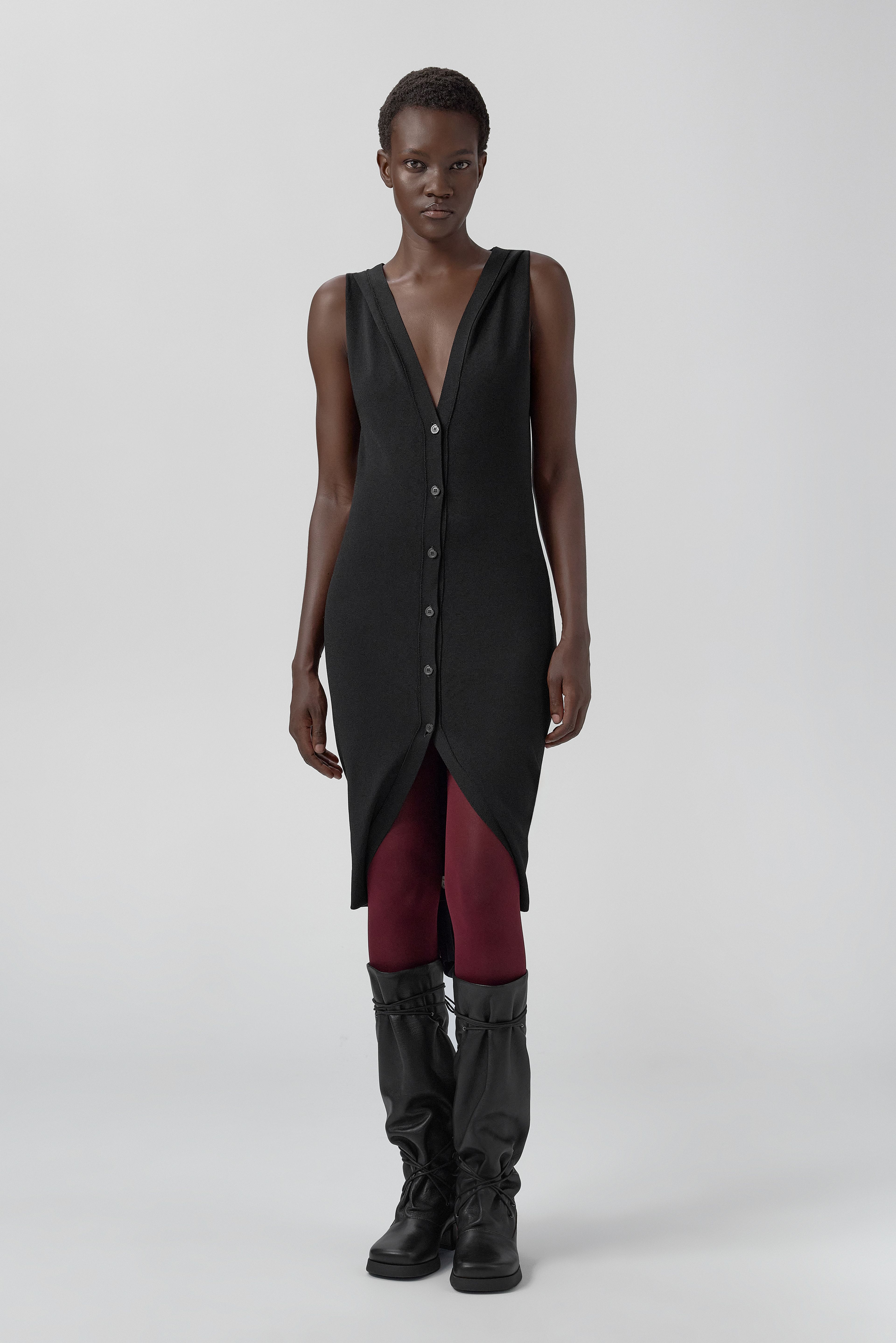 Alida Boots - Black Leather| Miista | Designed & Handmade in Europe