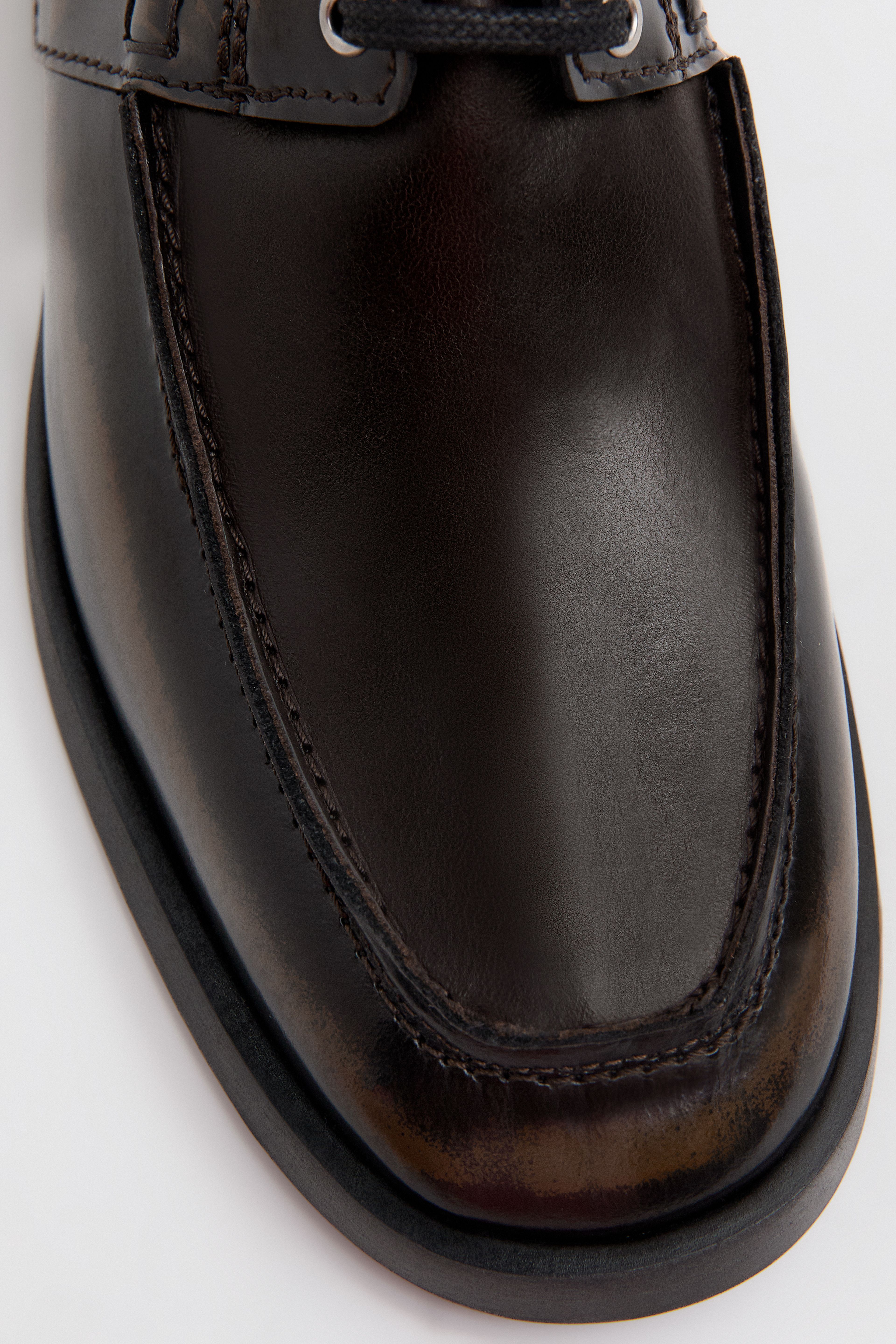 Liesbeth Boots - Brown Brush Off Leather | Miista | Designed & Handmade in Europe