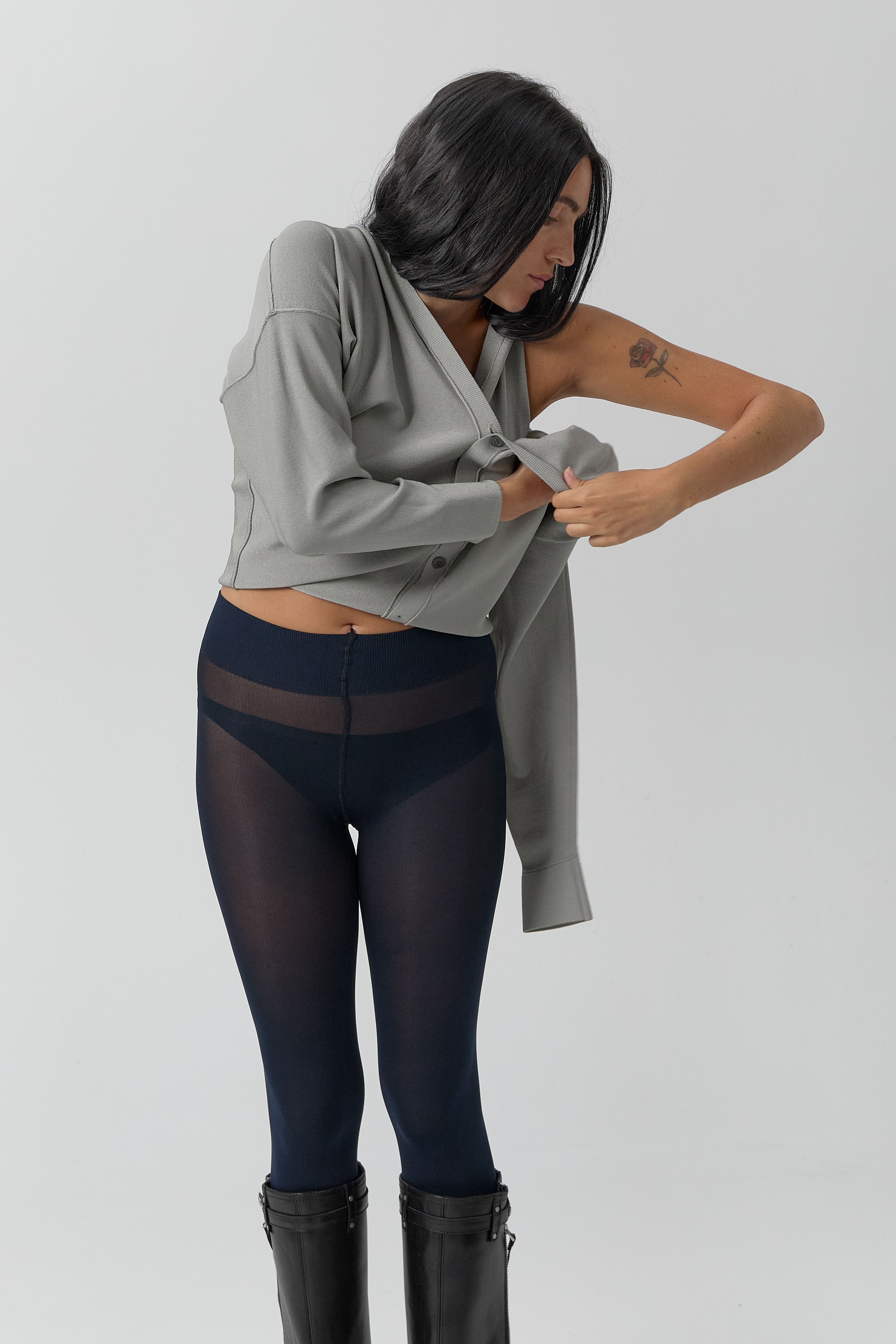 Ville Dress - Grey Viscose Knit | Miista | Designed & Handmade in Europe