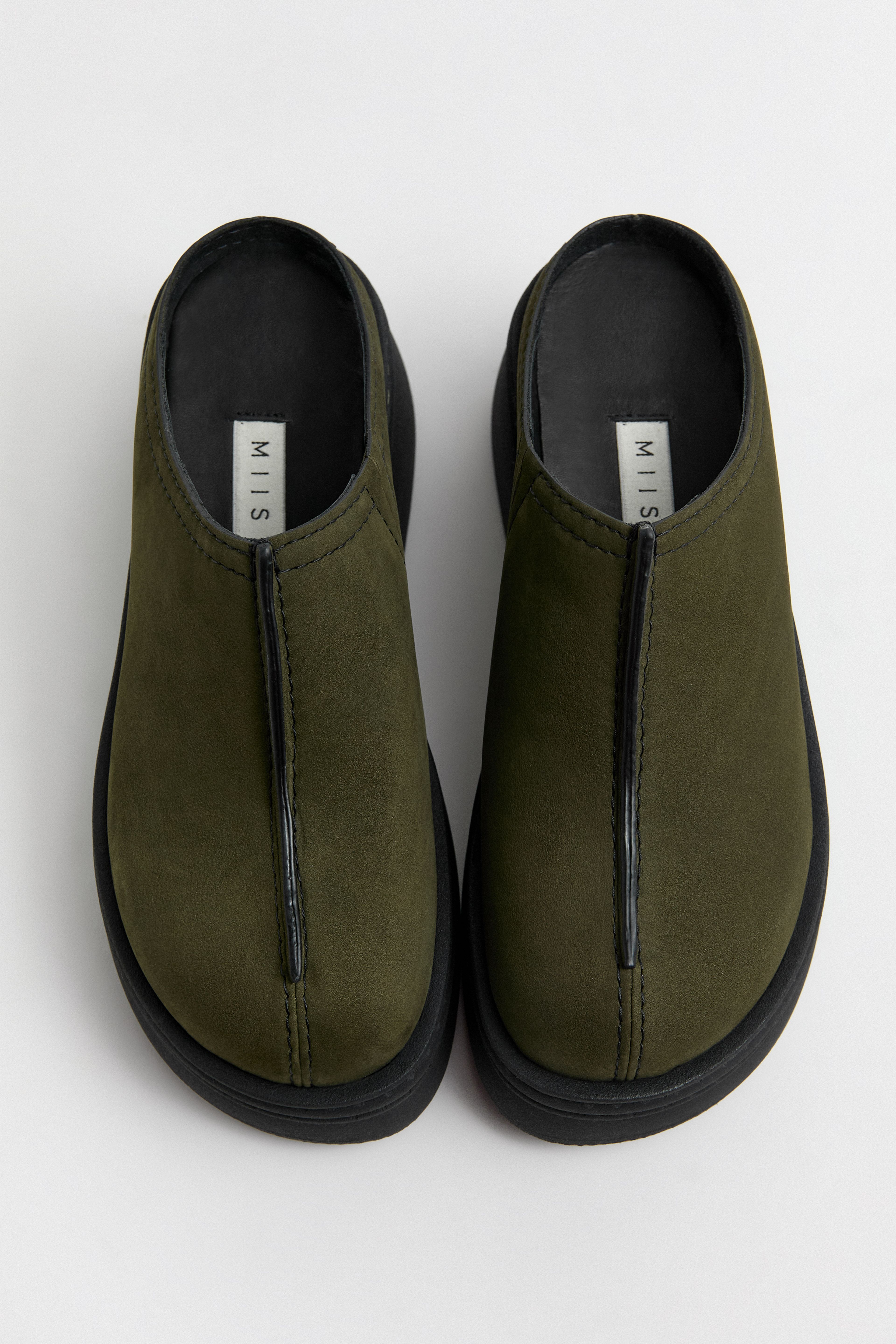 Mego Khaki Mules | Miista | Designed & Handmade in Europe