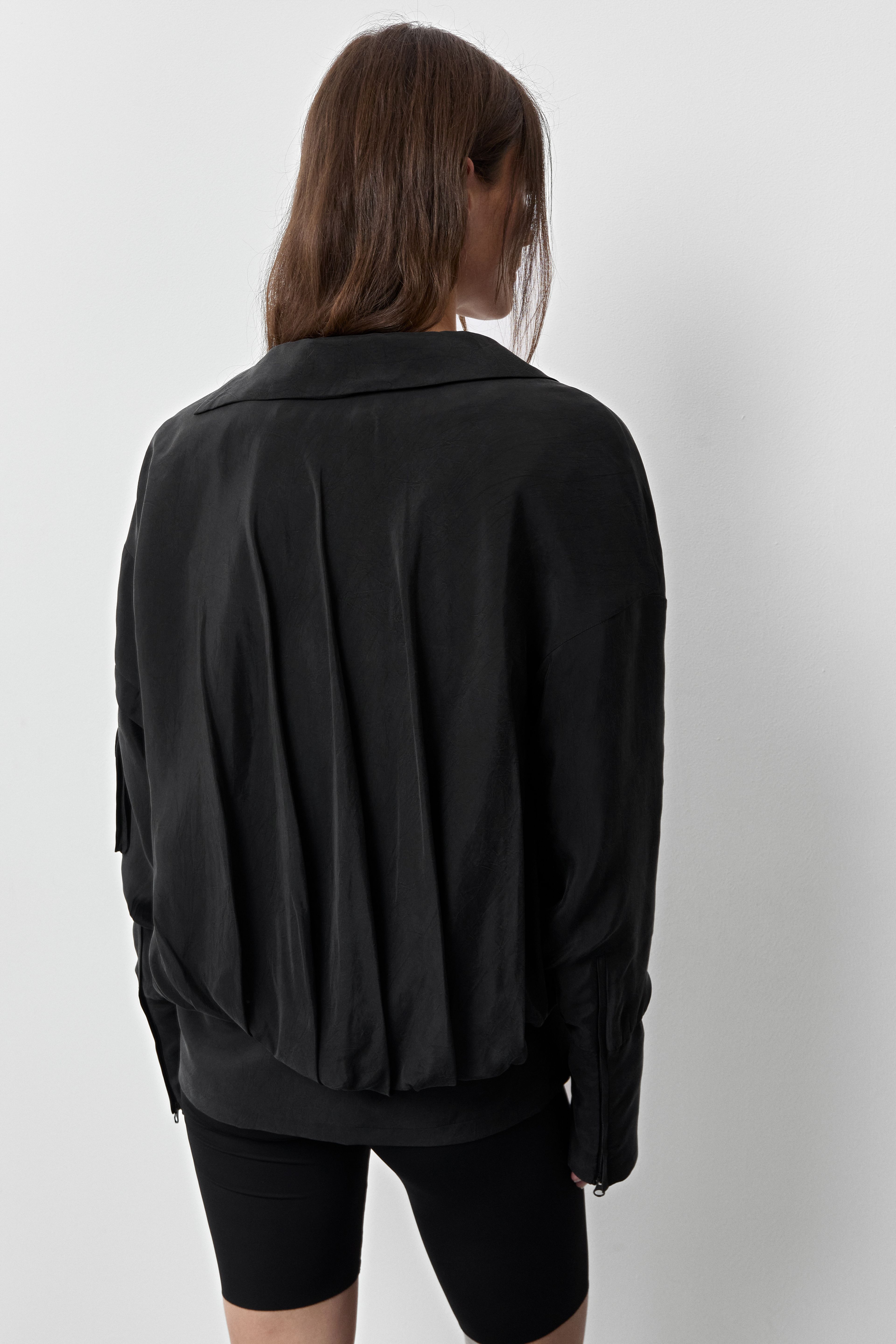 Noxi Black Asymmetric Jacket | Miista | Designed & Handmade in Europe