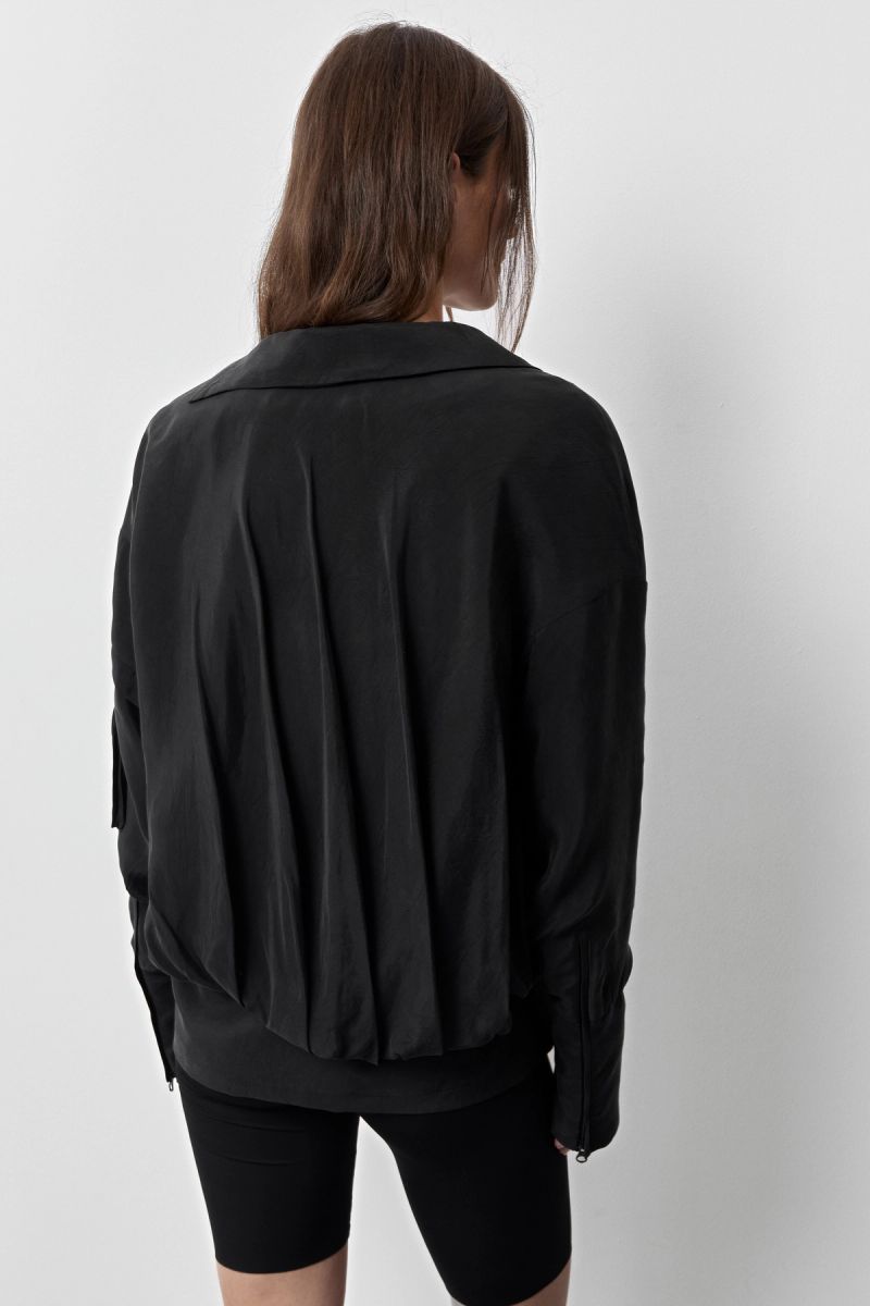 Black Asymmetric Jacket
