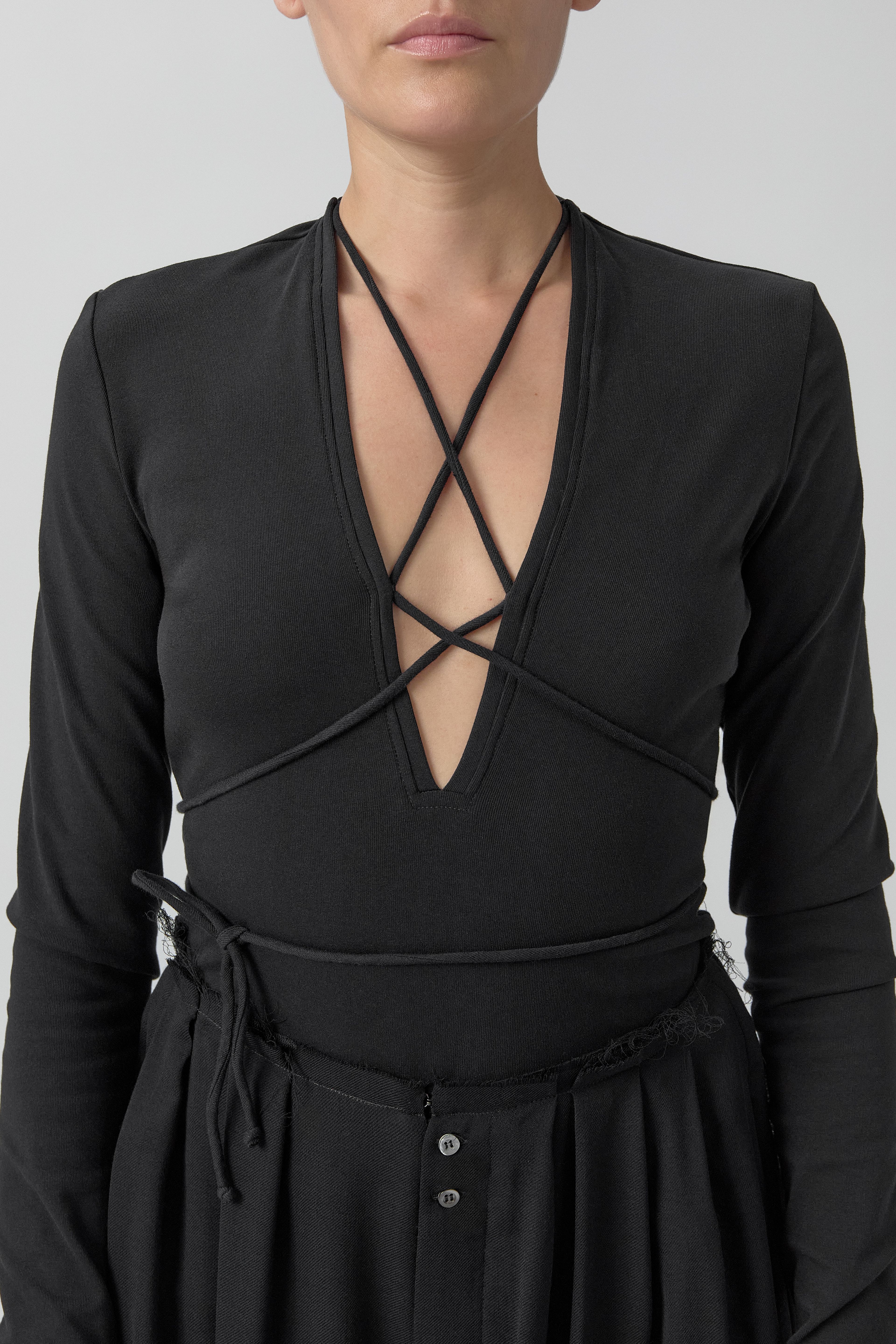 Annie Top - Black Organic Cotton | Miista | Designed & Handmade in Europe