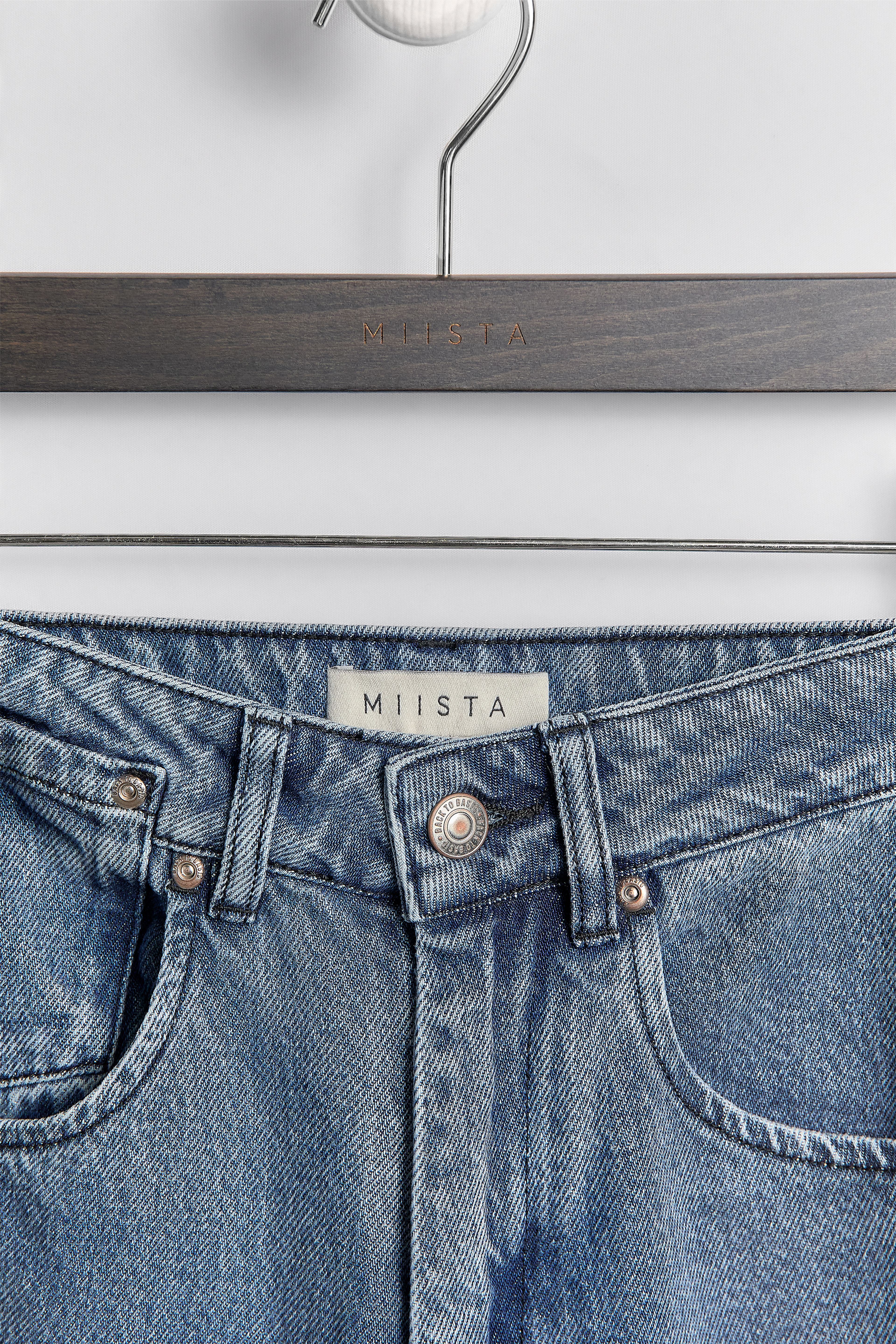 Onda Blue Denim Jeans | Miista | Designed & Handmade in Europe