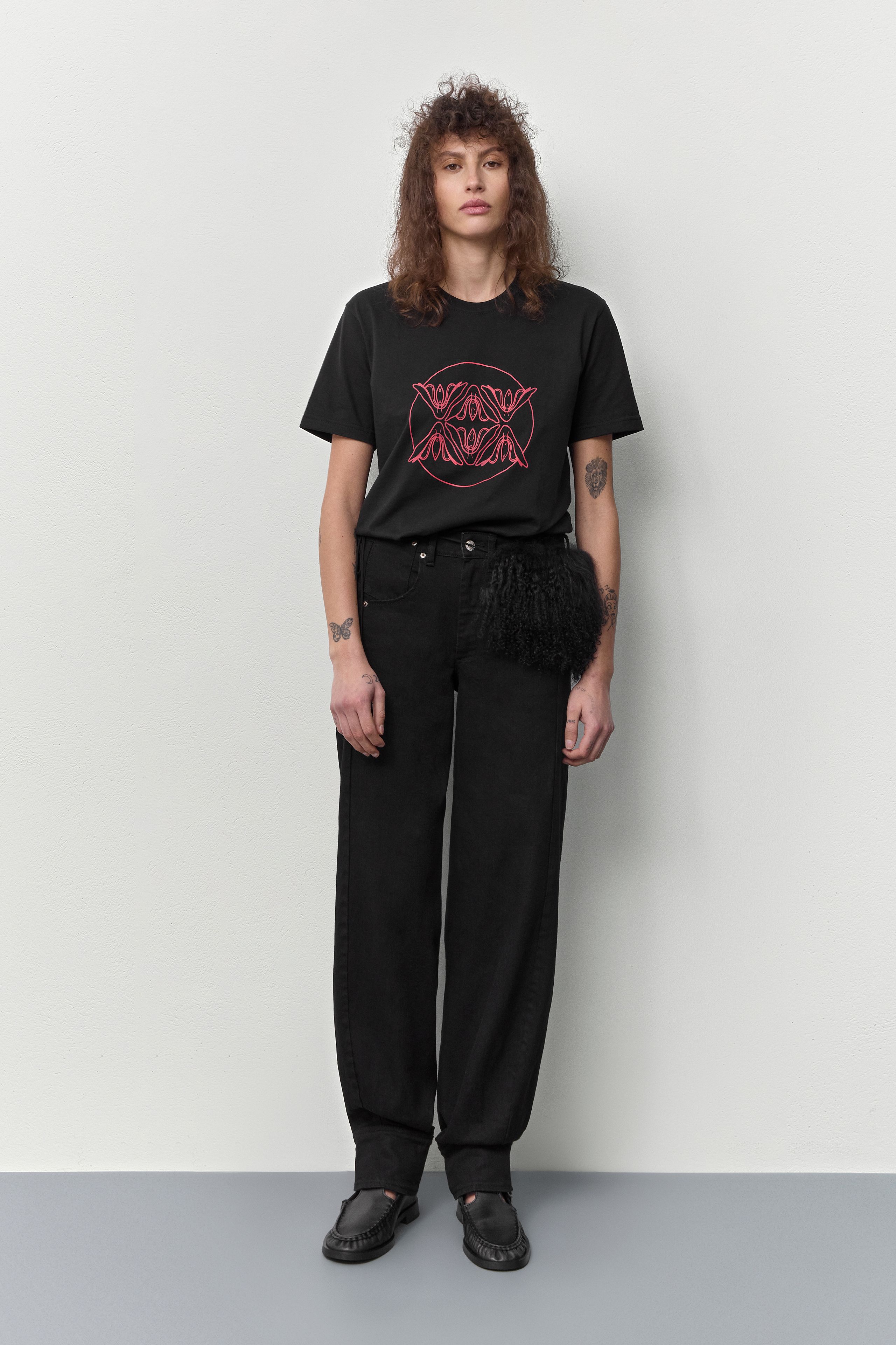 Gianna Mules - Black Leather | Miista