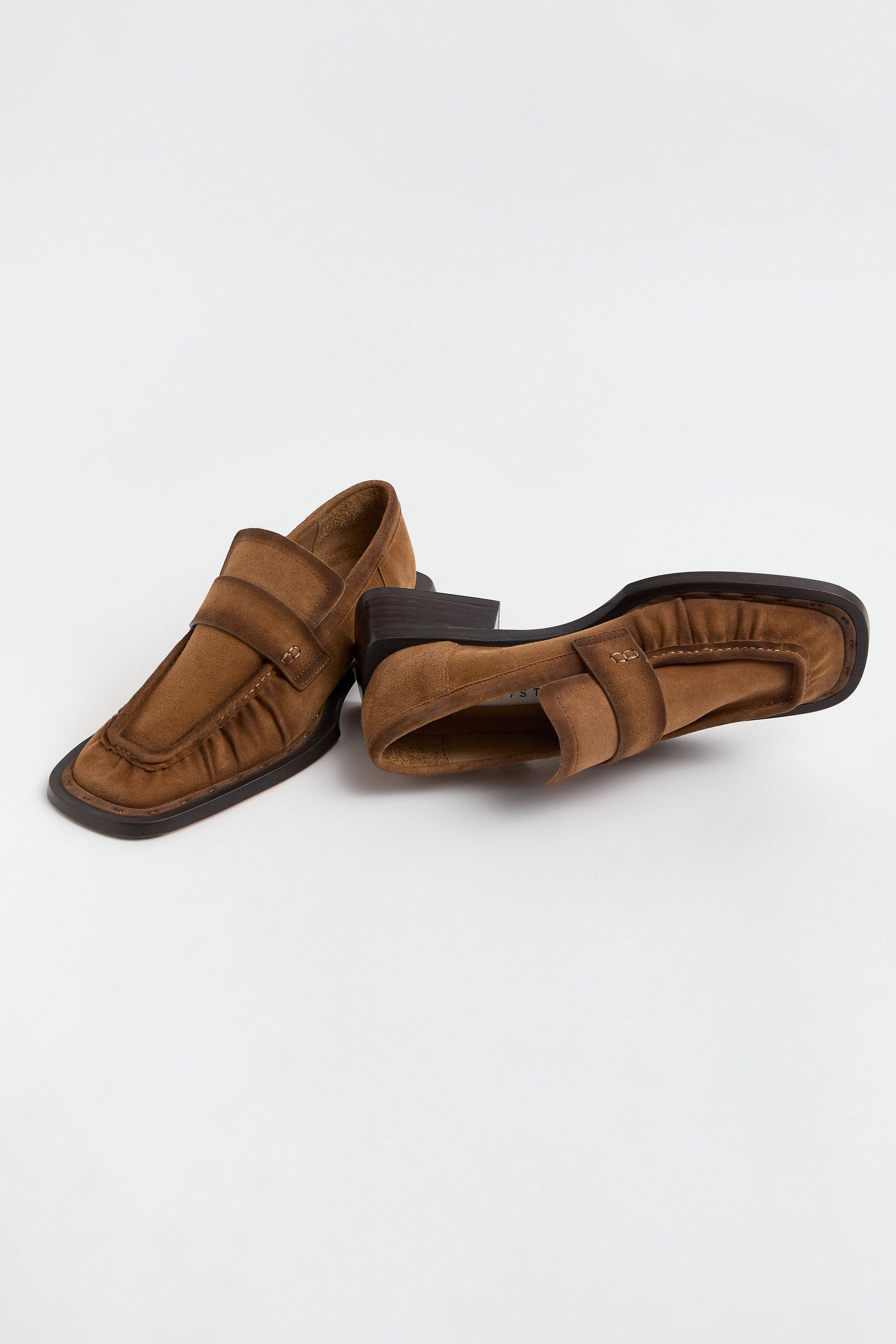 Airi Loafers - Tan Suede Leather | Miista
