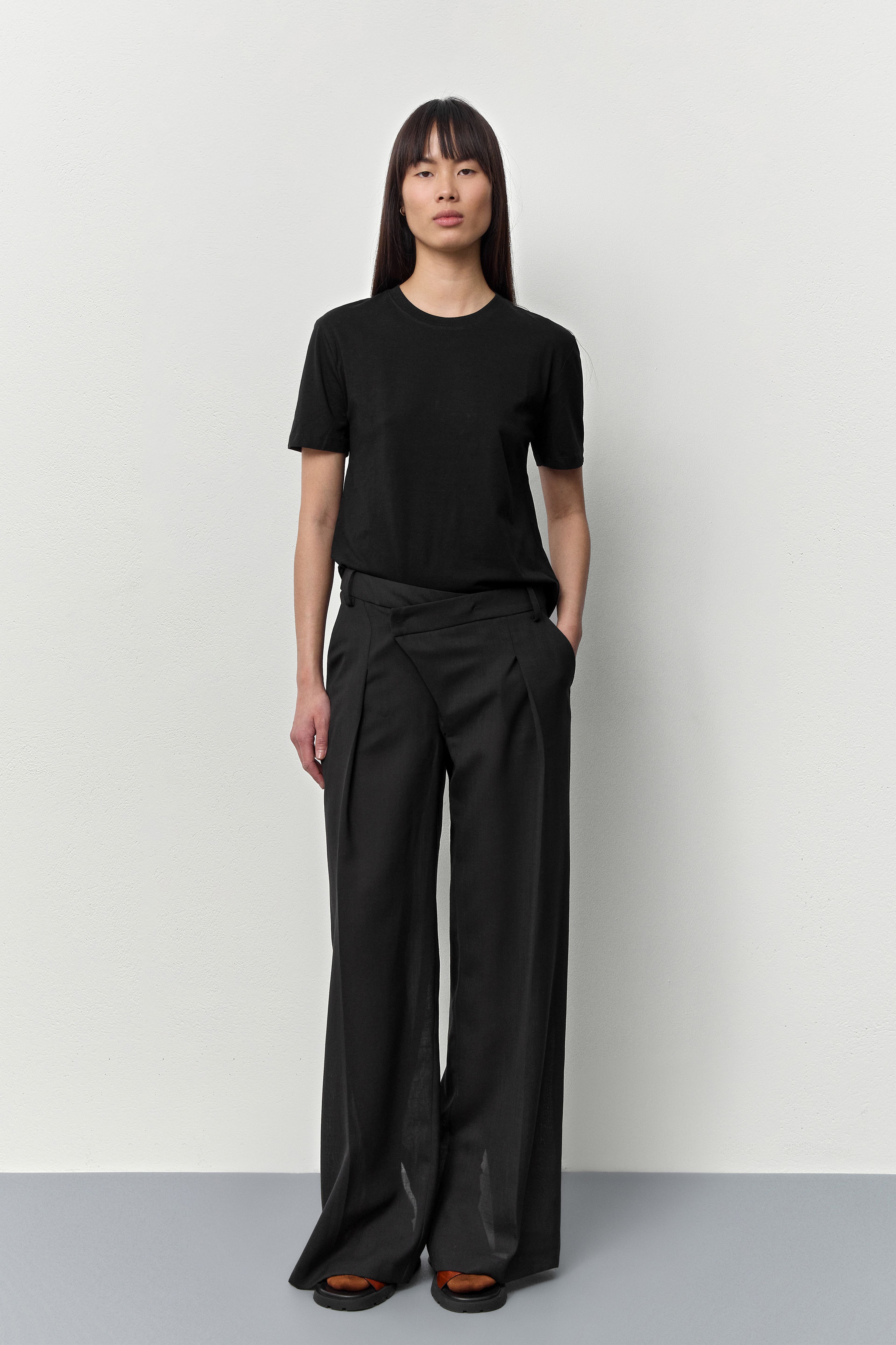 Odile Black Trousers | Miista | Designed & Handmade in Europe