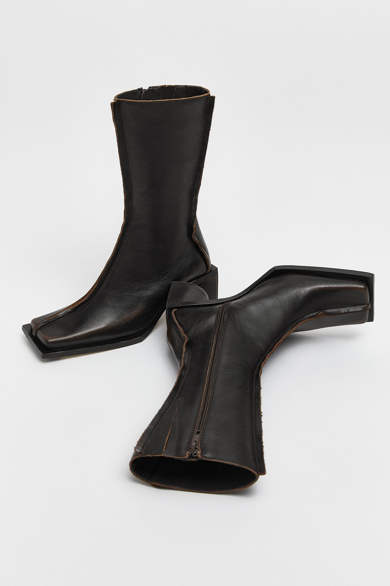 れいこ Reiko Brown Boots | Miista