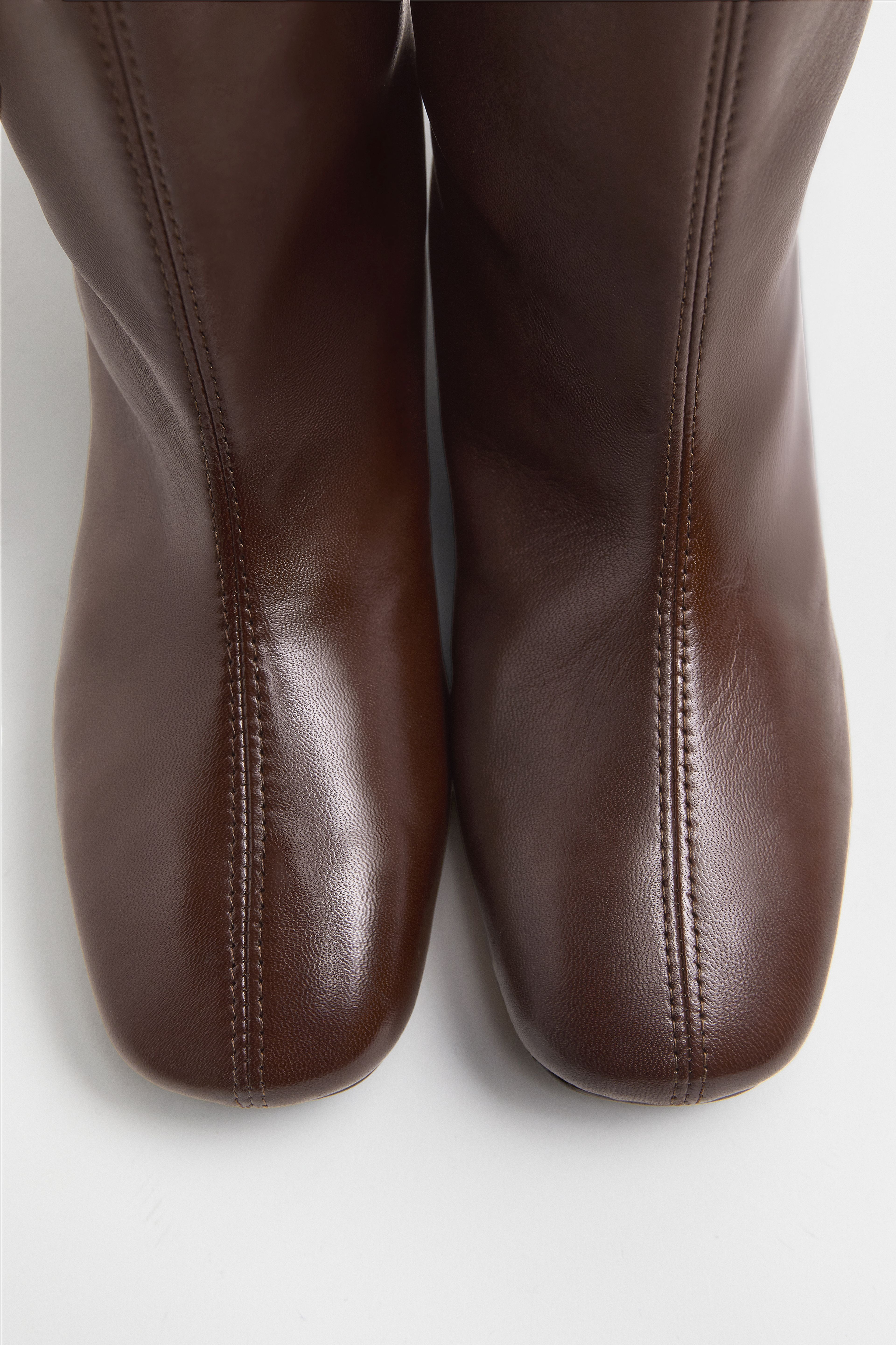 Severine Brown Tall Boots | Miista | Designed & Handmade in Europe