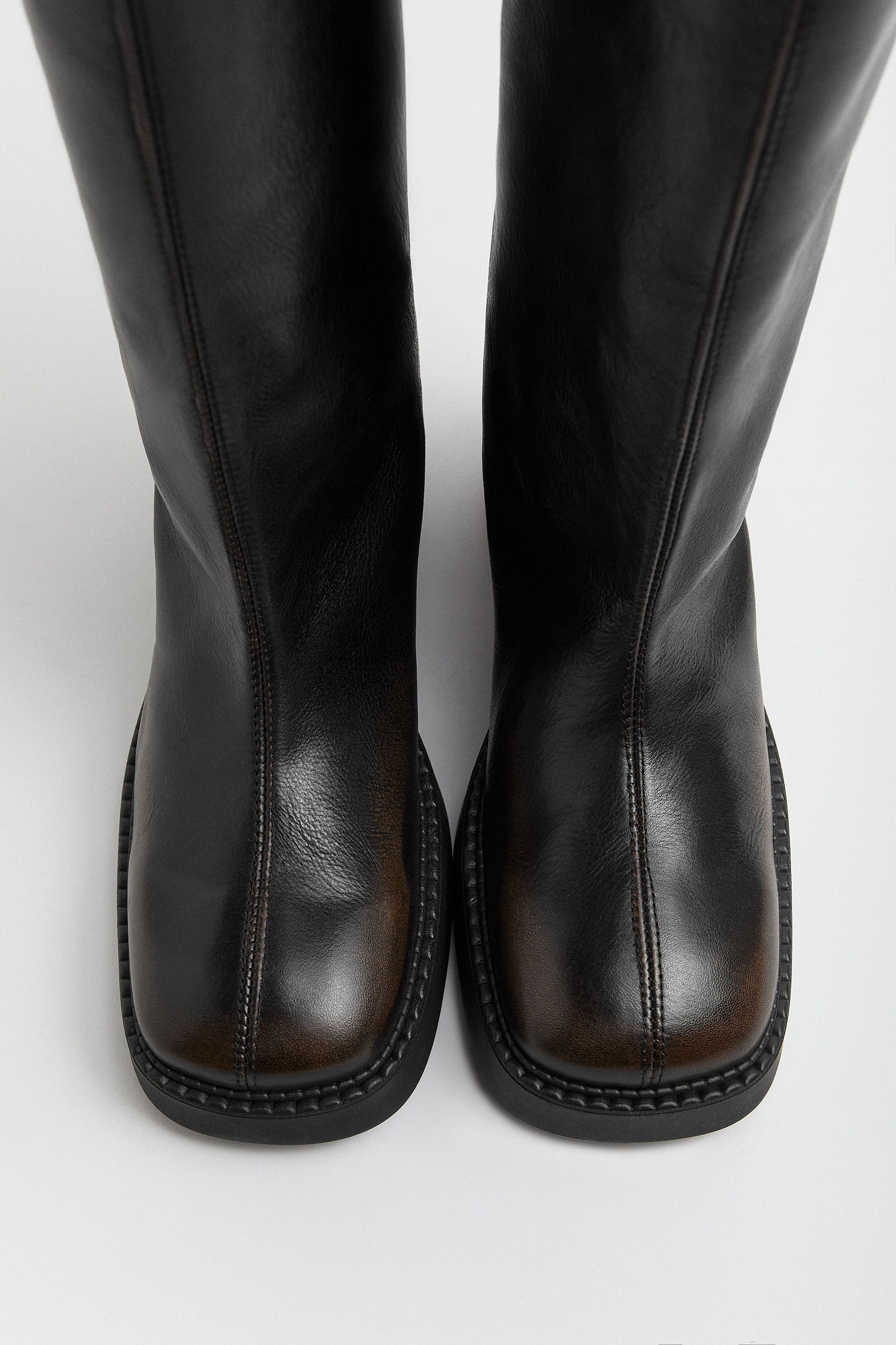 Kristel Brown Tall Boots | Miista | Designed & Handmade in Europe