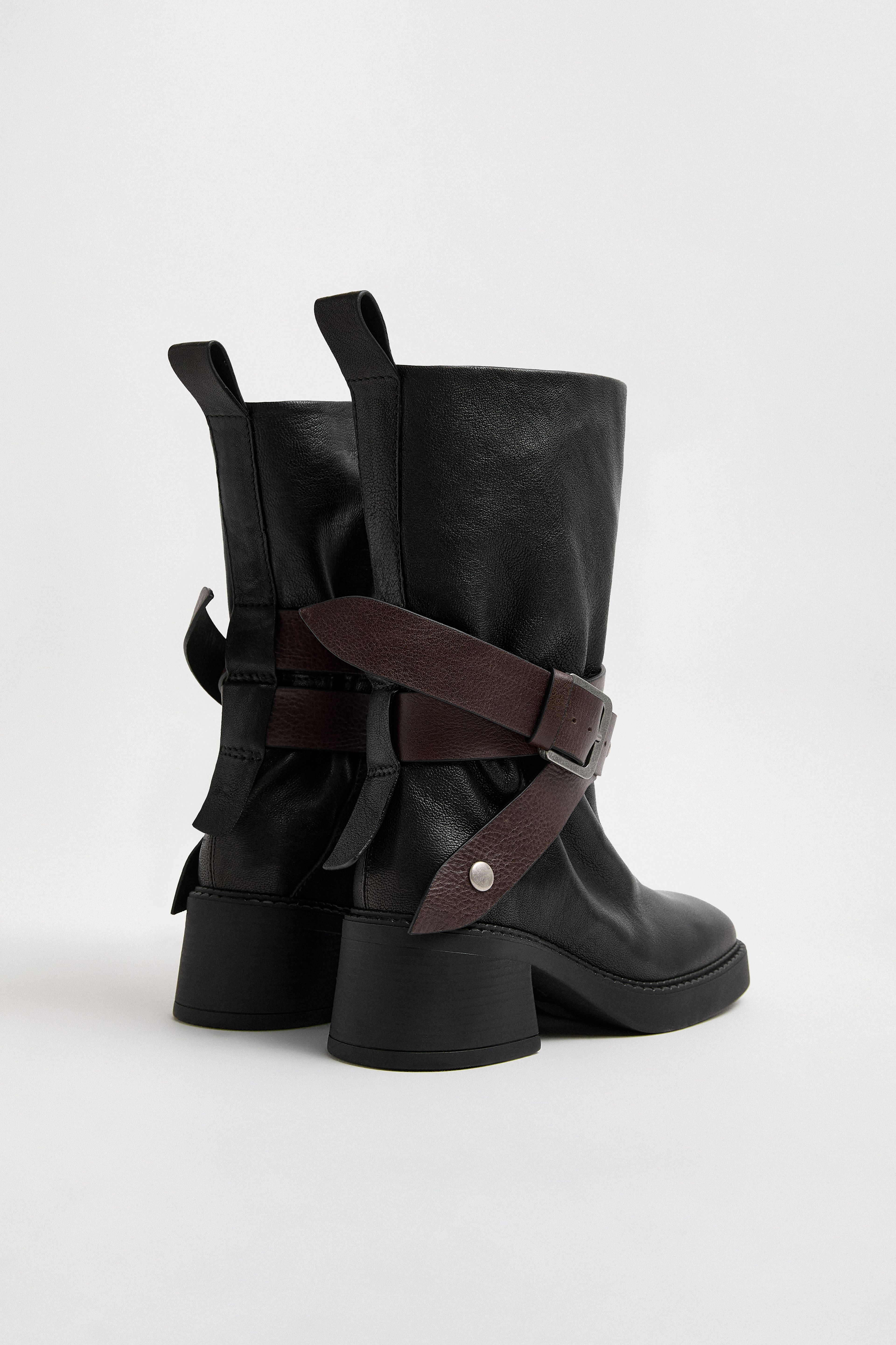 Janina Boots - Black Leather | Miista | Designed & Handmade in Europe