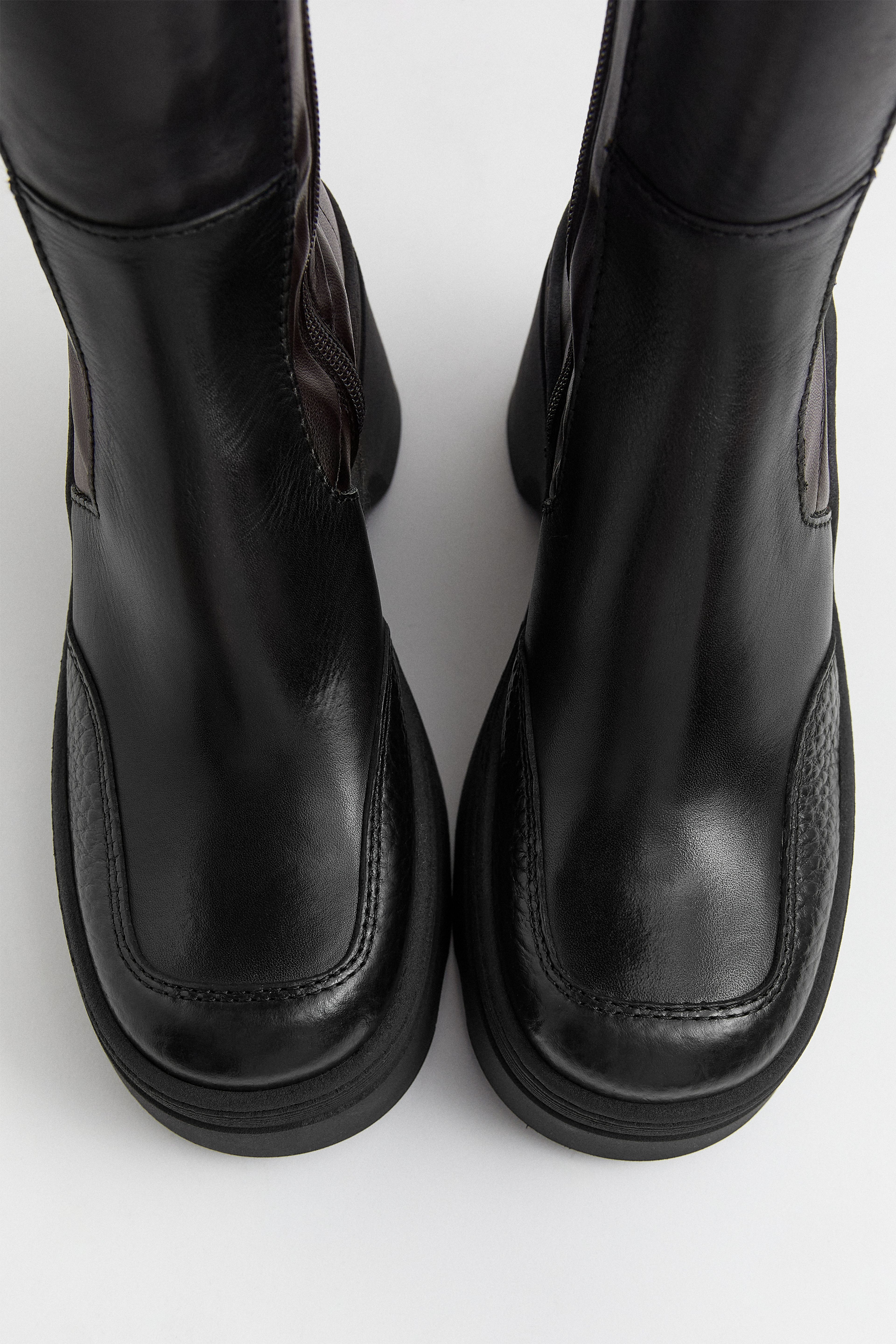 Deandra Brushed Brown Boots | Miista | Designed & Handmade in Europe