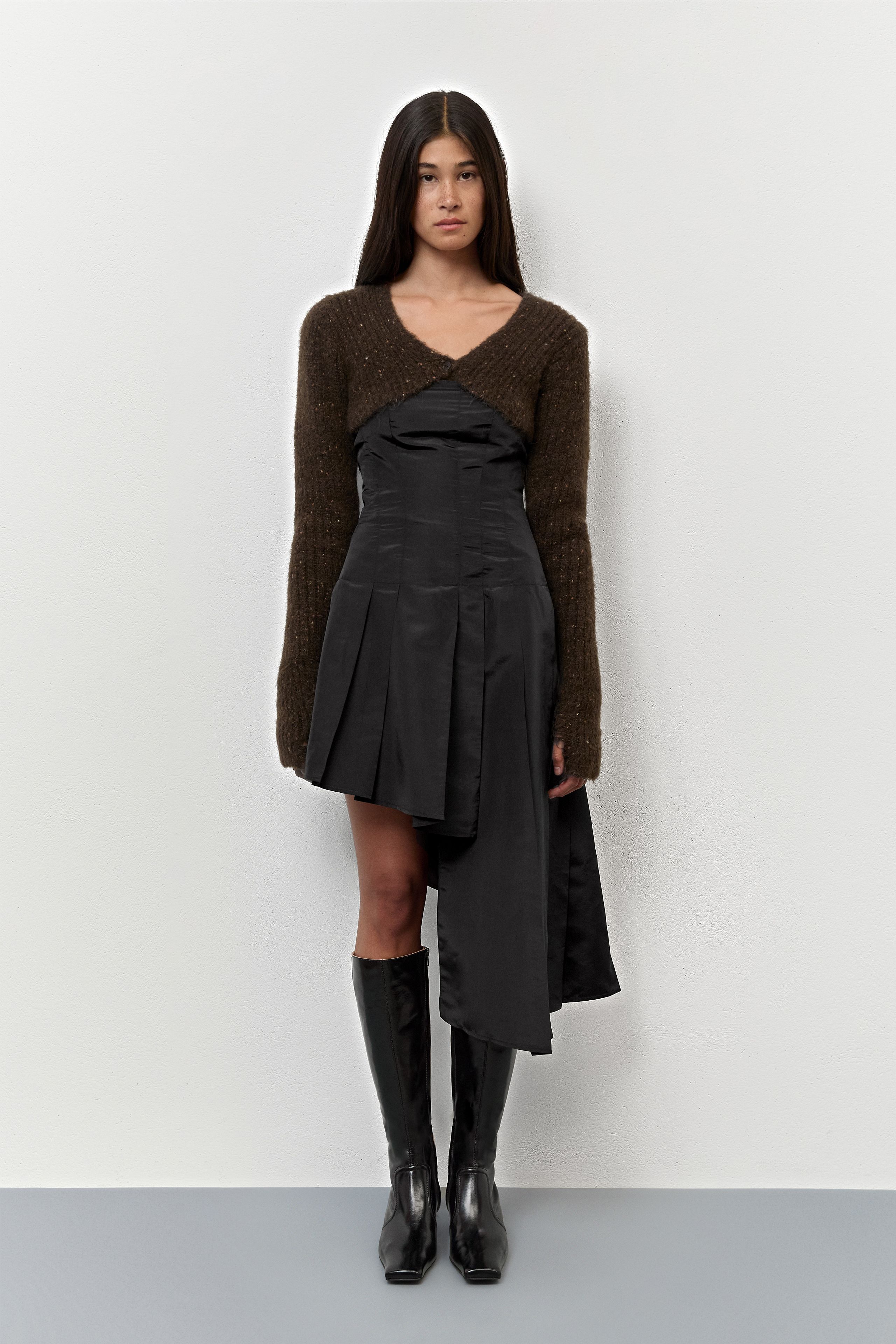 Vikki Boots - Black Shiny Leather | Miista