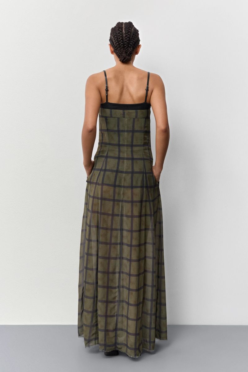 Kelemi Georgette Check Dress