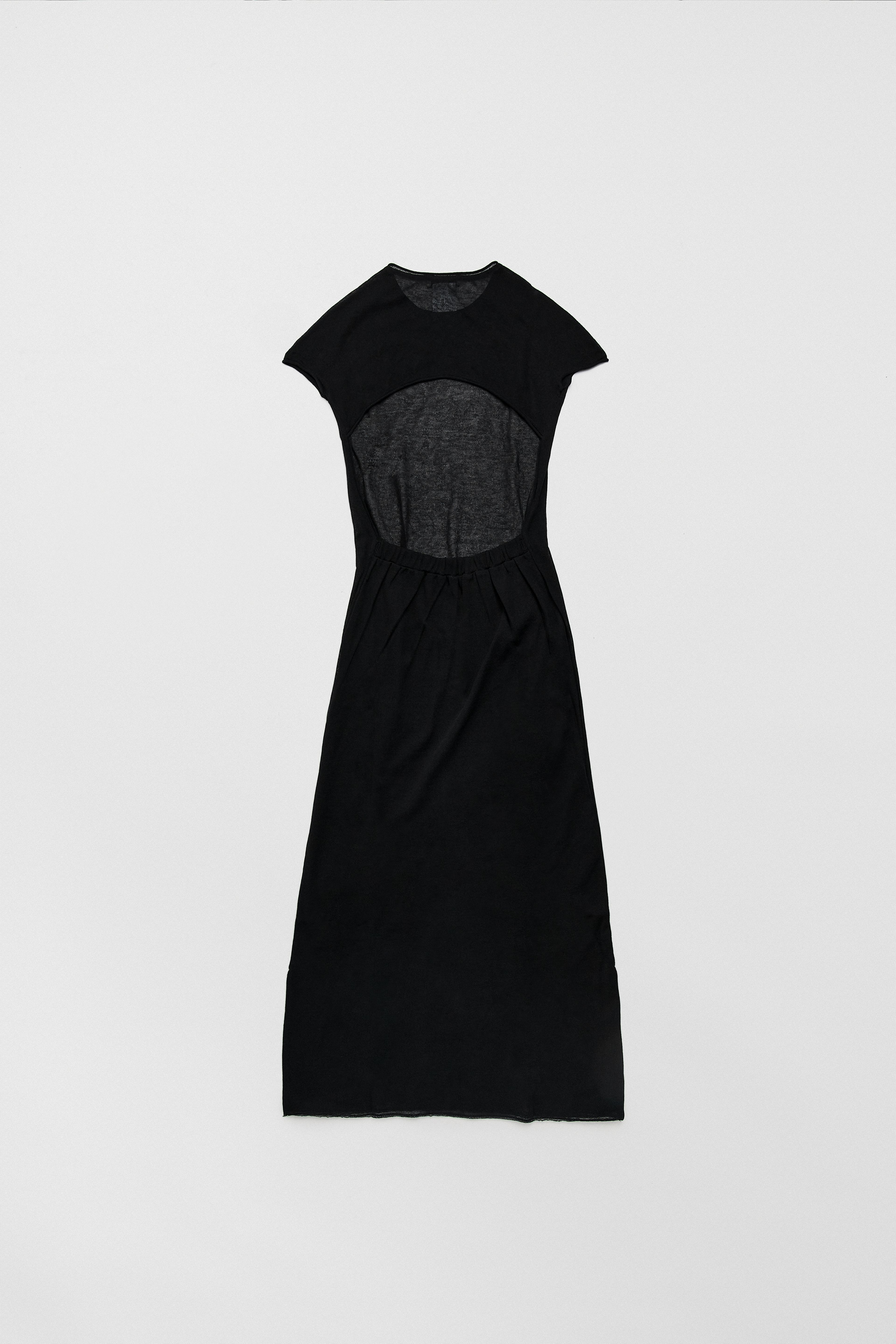 Buffy Black Backless Knitted Dress | Miista | Designed & Handmade in Europe