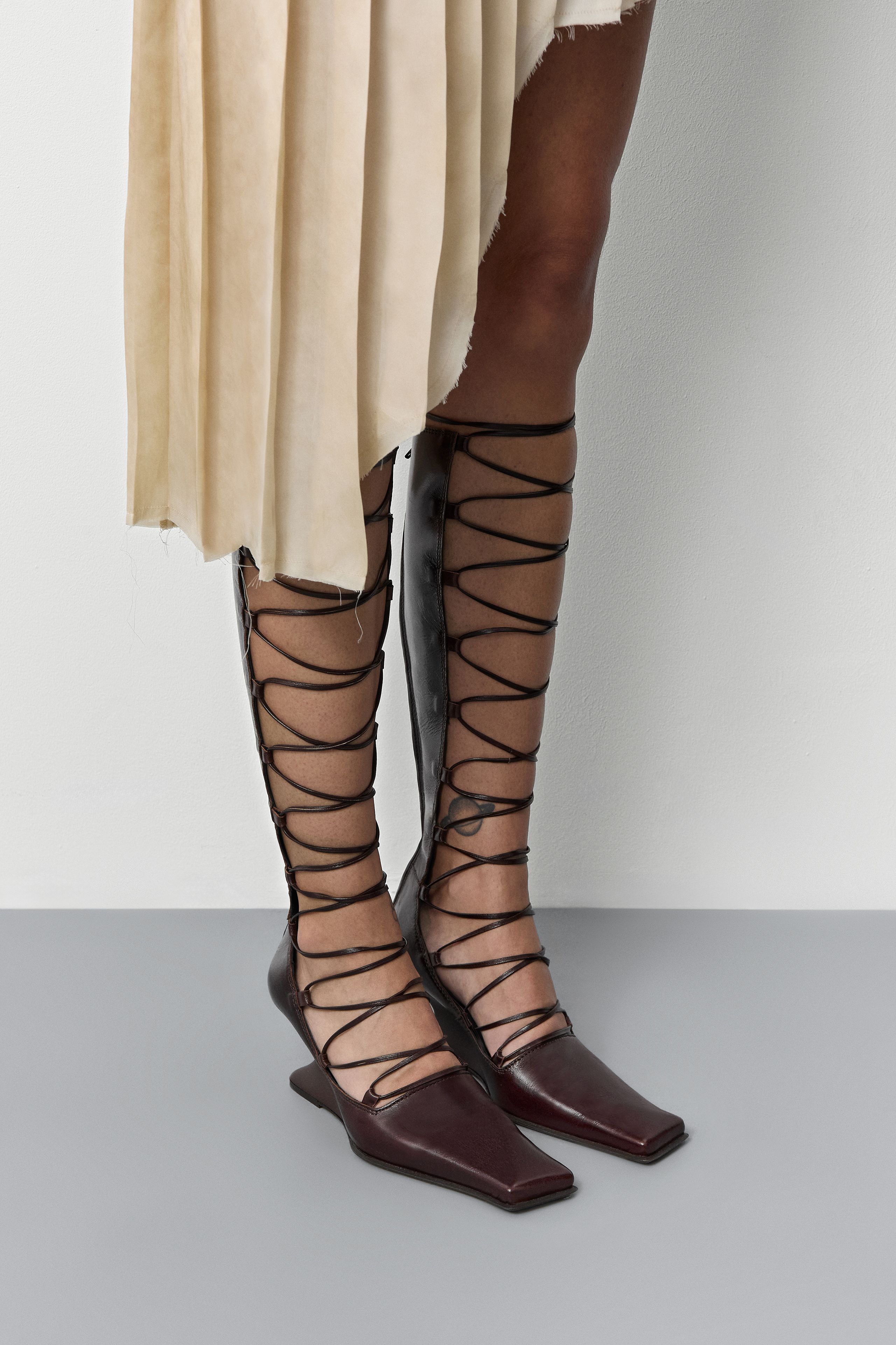 Lena Boots - Brown Leather | Miista